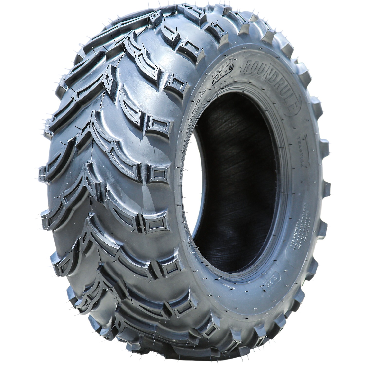 2 25×10.00-12 25×10-12 50J 8 Ply Roundrule SL288 A/T All Terrain ATV UTV Tires