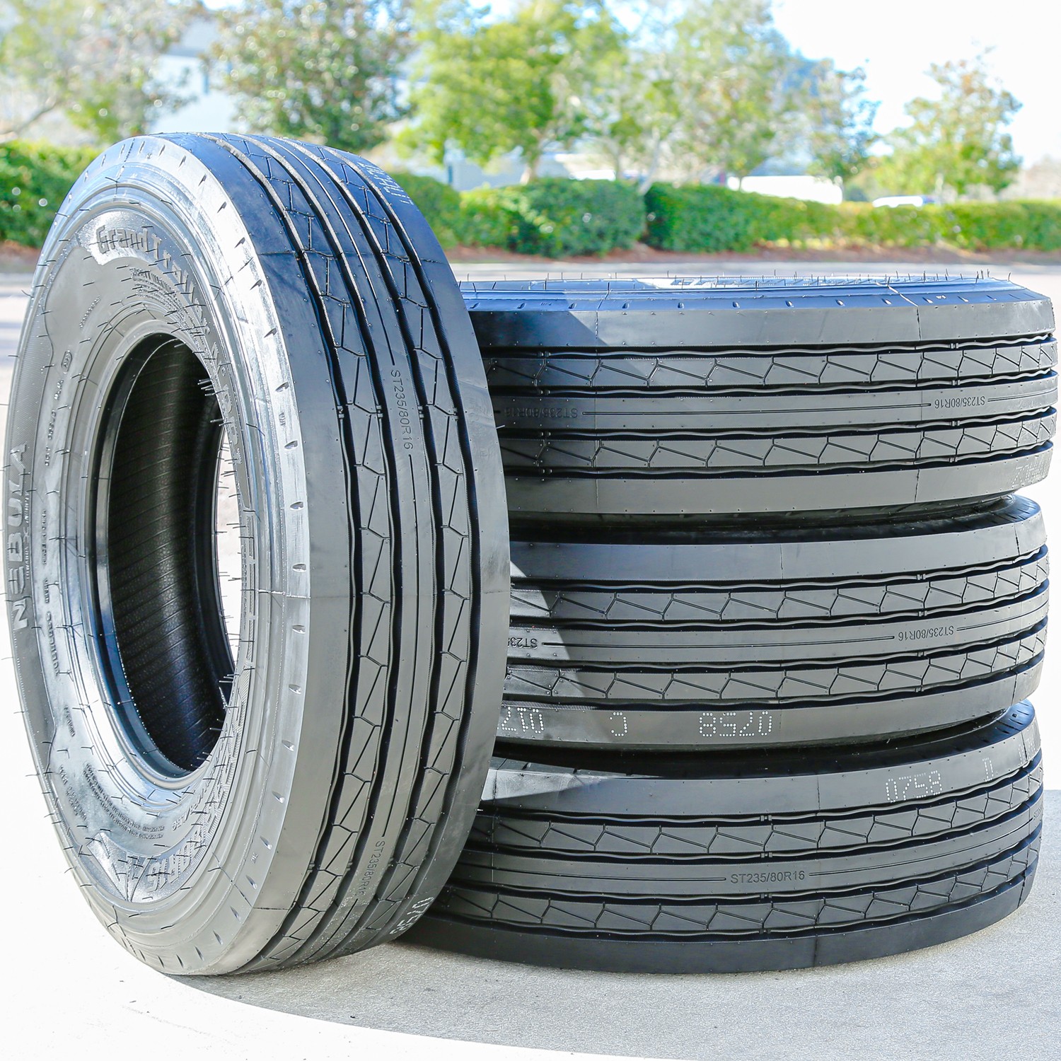 2 Tires Nebula Grand Trailer-N’ 001 All Steel ST 235/80R16 Load G 14 Ply Trailer