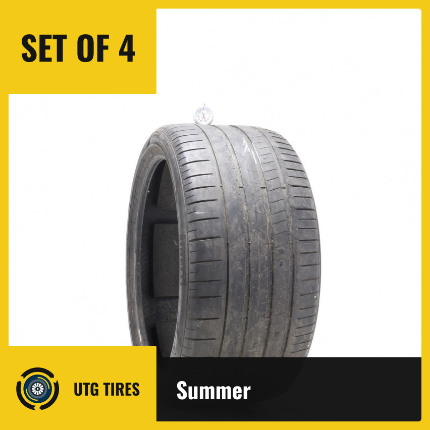 Set of (4) Used 315/30ZR21 Pirelli P Zero PZ4 N1 PNCS 105Y – 6-6.5/32