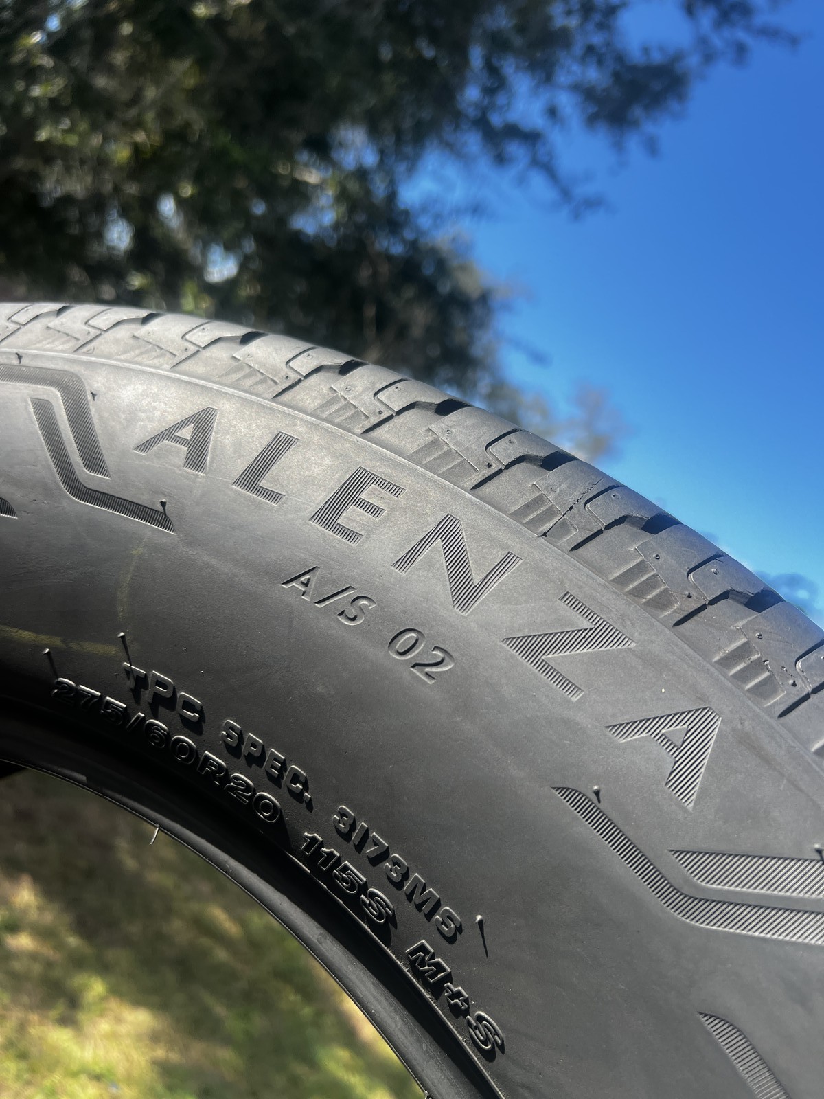 1 Tire Bridgestone Alenza A/S 02 TPC 275/60R20 115S DOT.4823 8.25/32