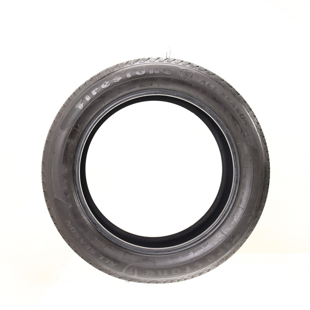 Set of (4) Used 235/55R19 Firestone All Season (Firestone) 101H – 7-8.5/32