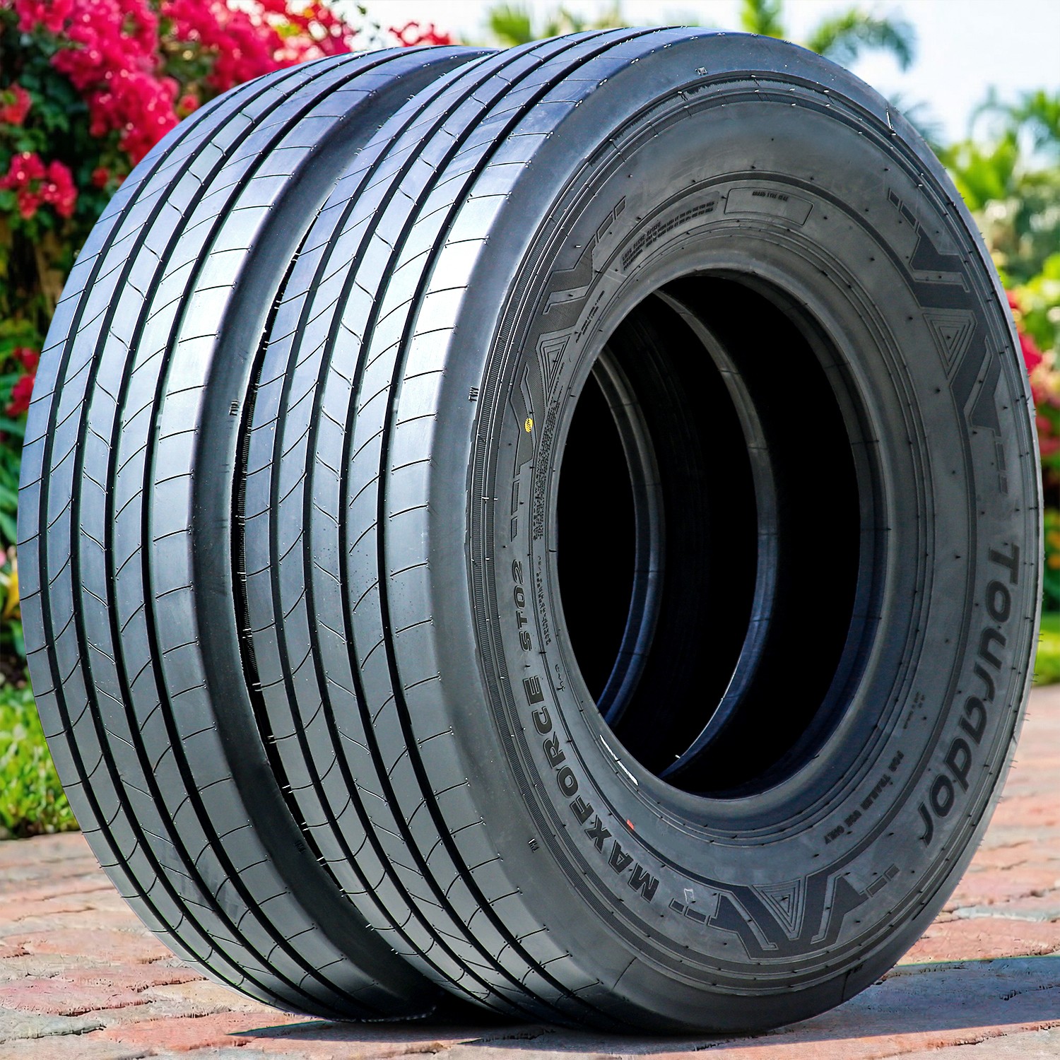 2 Tires Tourador MaxForce ST02 All Steel ST 235/80R16 Load G 14 Ply Trailer