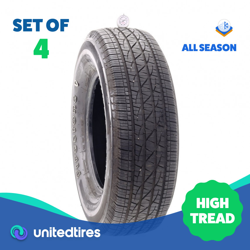 Set of (4) Used 265/70R17 Firestone Destination LE3 115T – 9.5-11/32