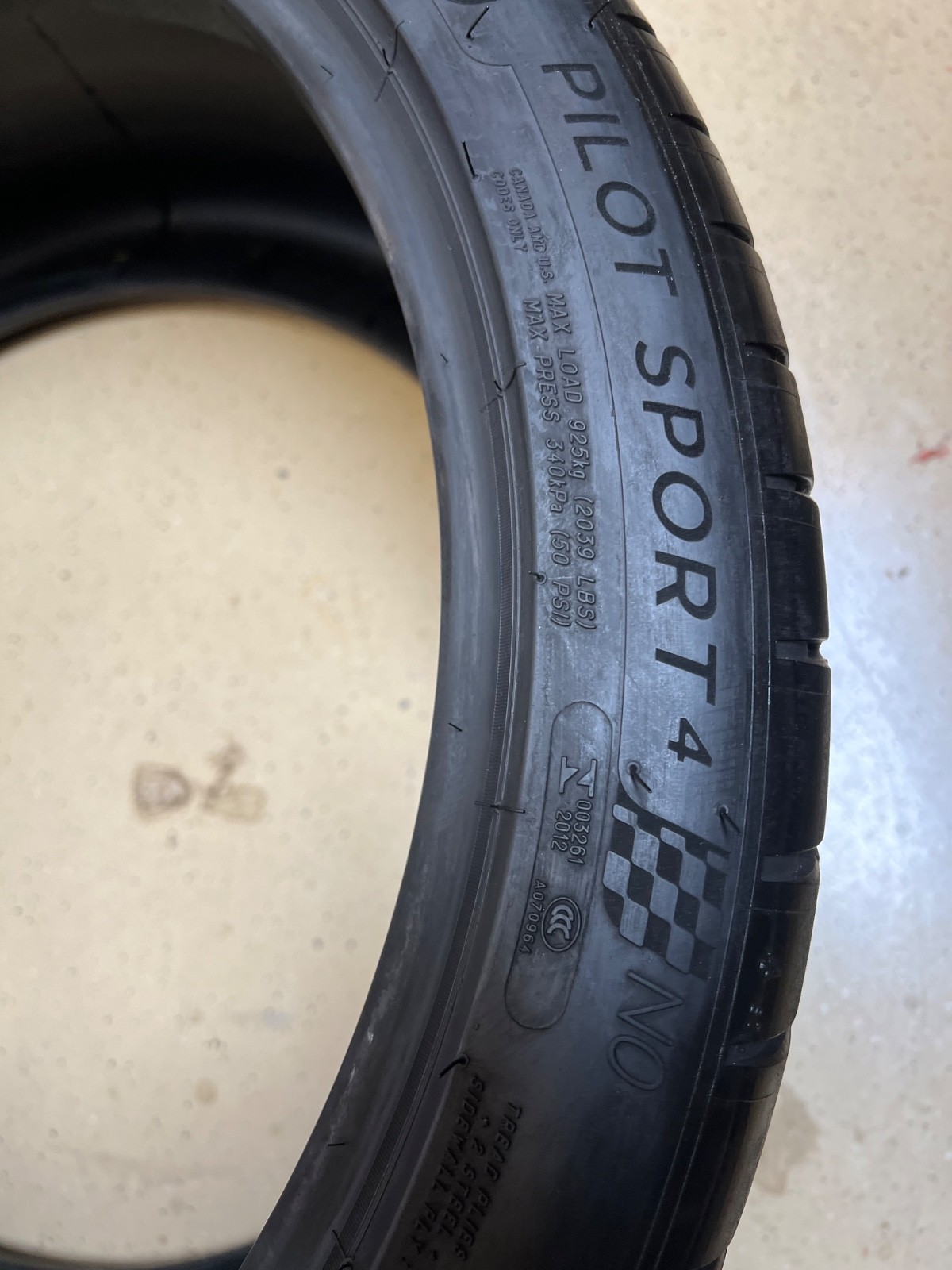 1 – NICE 315/30ZR21 XL (105Y) Michelin Pilot Sport 4 Acoustic (N0) – 11041