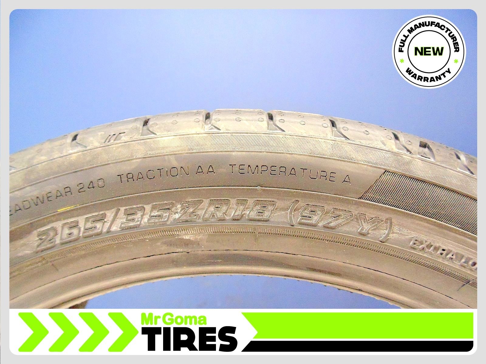 2 BRAND NEW YOKOHAMA ADVAN SPORT V107 XL 265/35ZR18 TIRES 97Y 2653518