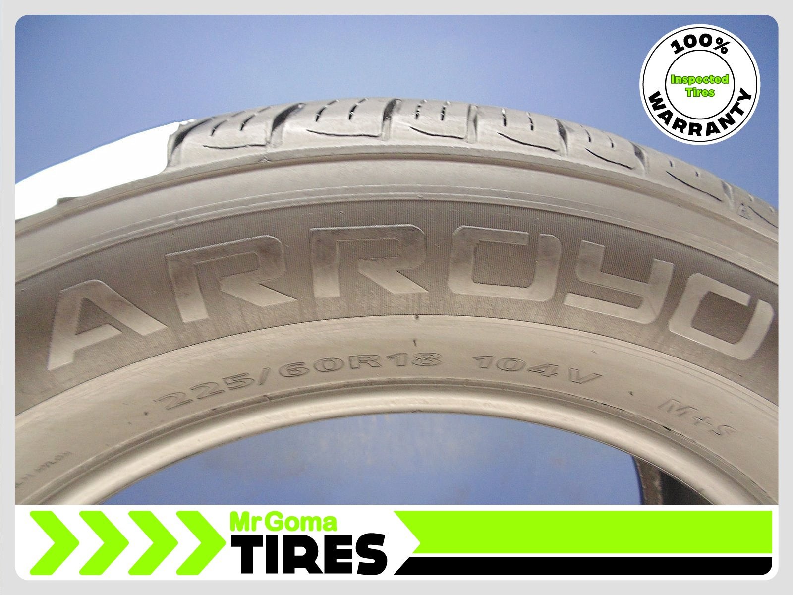 2 ARROYO ECO PRO A/S XL 255/60R18 USED TIRES 7.7/32 TREAD 255/60/18 104V 2556018