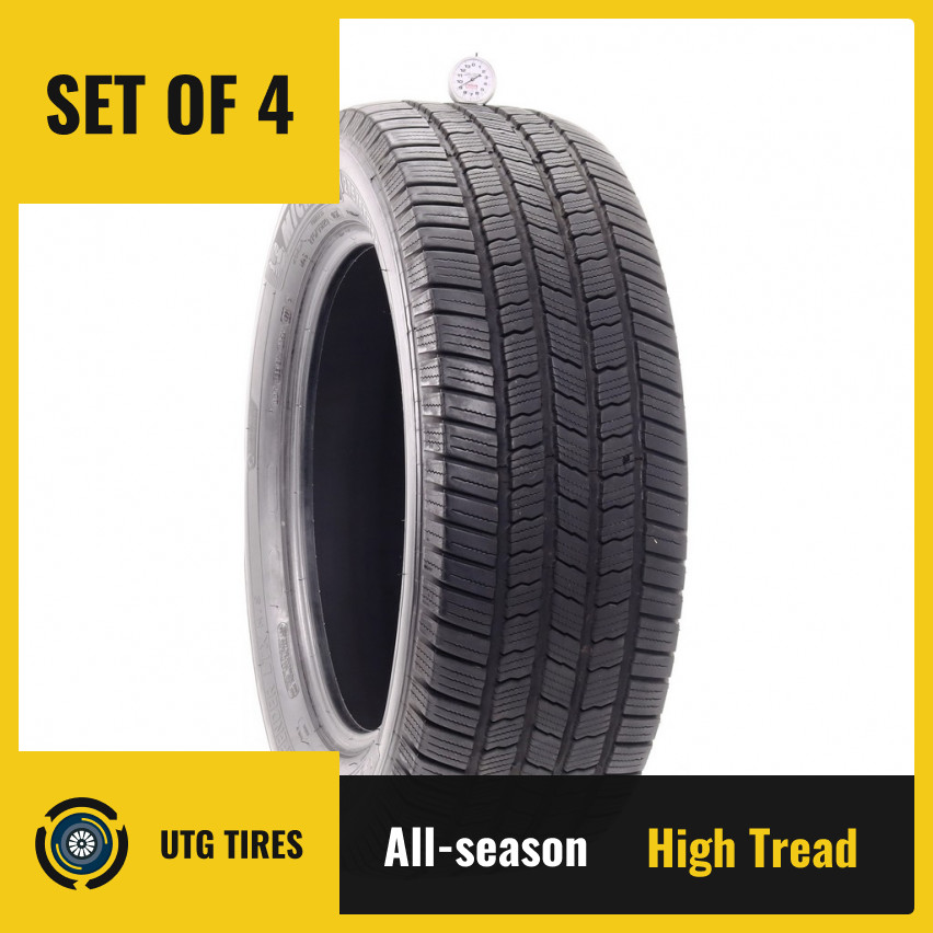 Set of (4) Used 275/55R20 Michelin Defender LTX M/S 113T – 9-10/32
