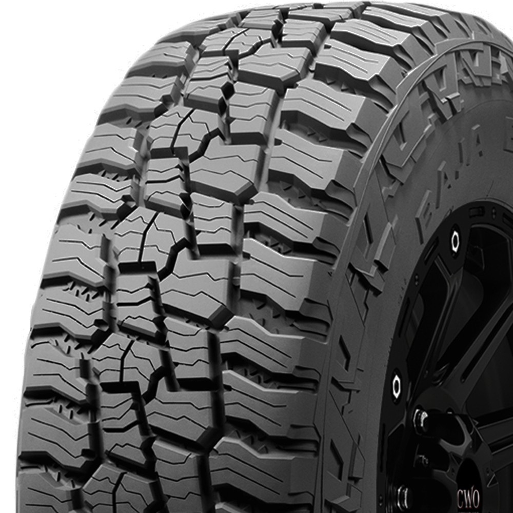 (QTY 5) 245/65R17 Mickey Thompson Baja Boss A/T 111T XL Black Wall Tires