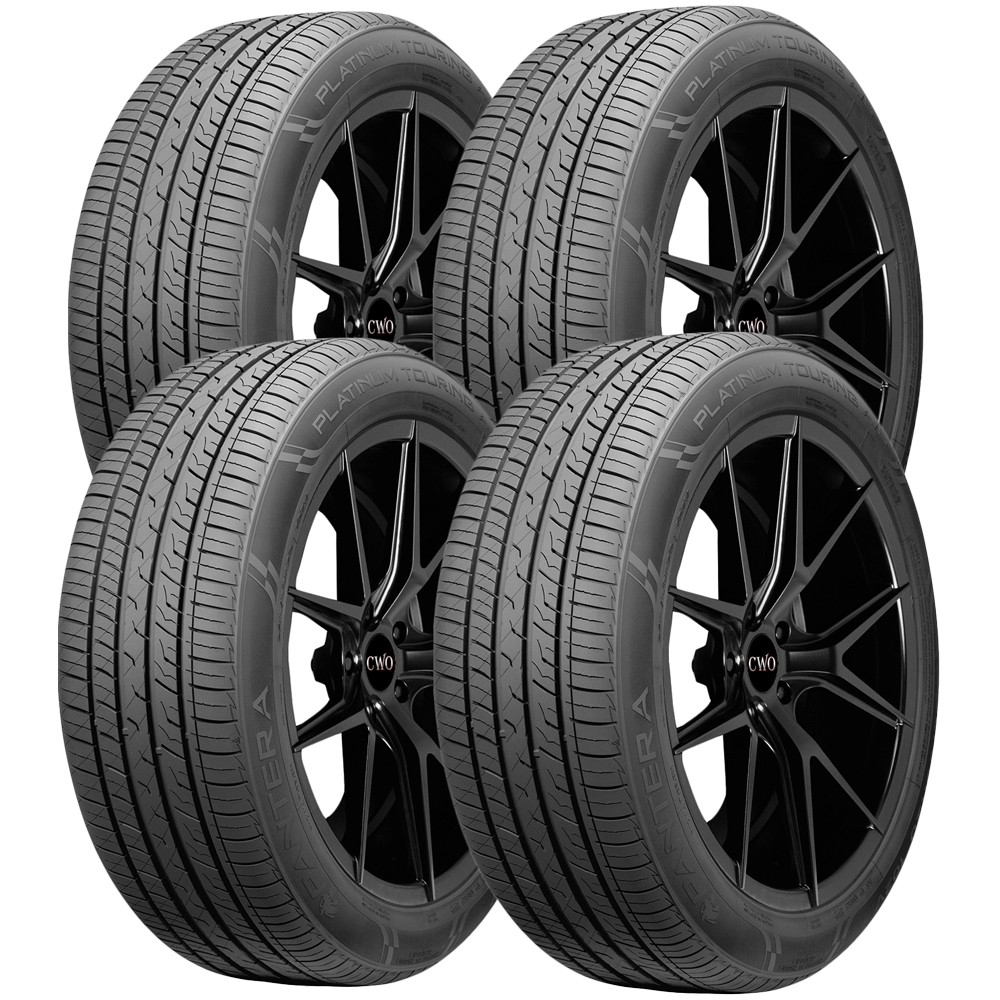 (QTY 4) 205/65R16 Pantera Platinum Touring A/S 95V SL Black Wall Tires