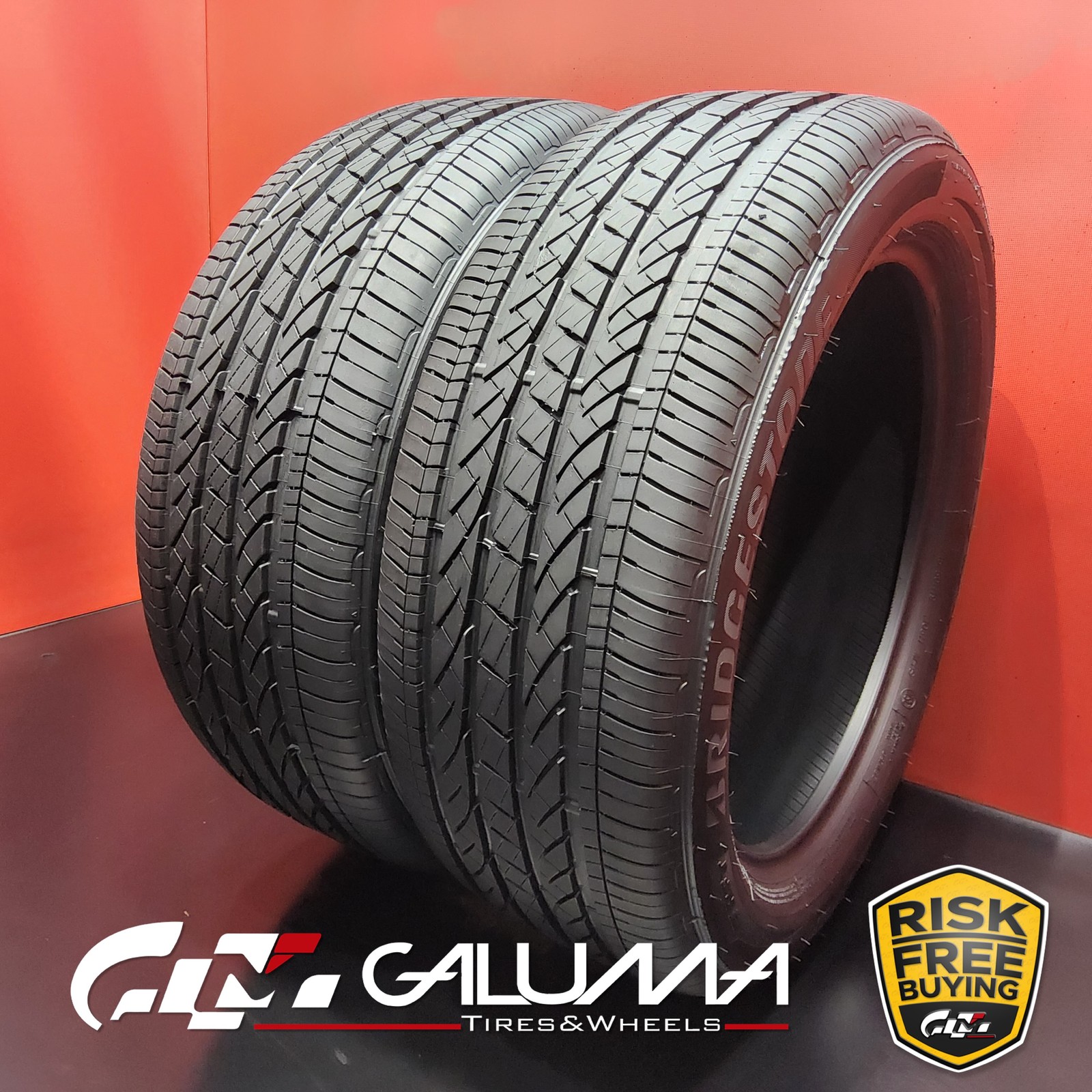 Set of 2 Tires Bridgestone Dueler H/P Sport AS RFT ★ XL RunFlat 245/50R19 #95406