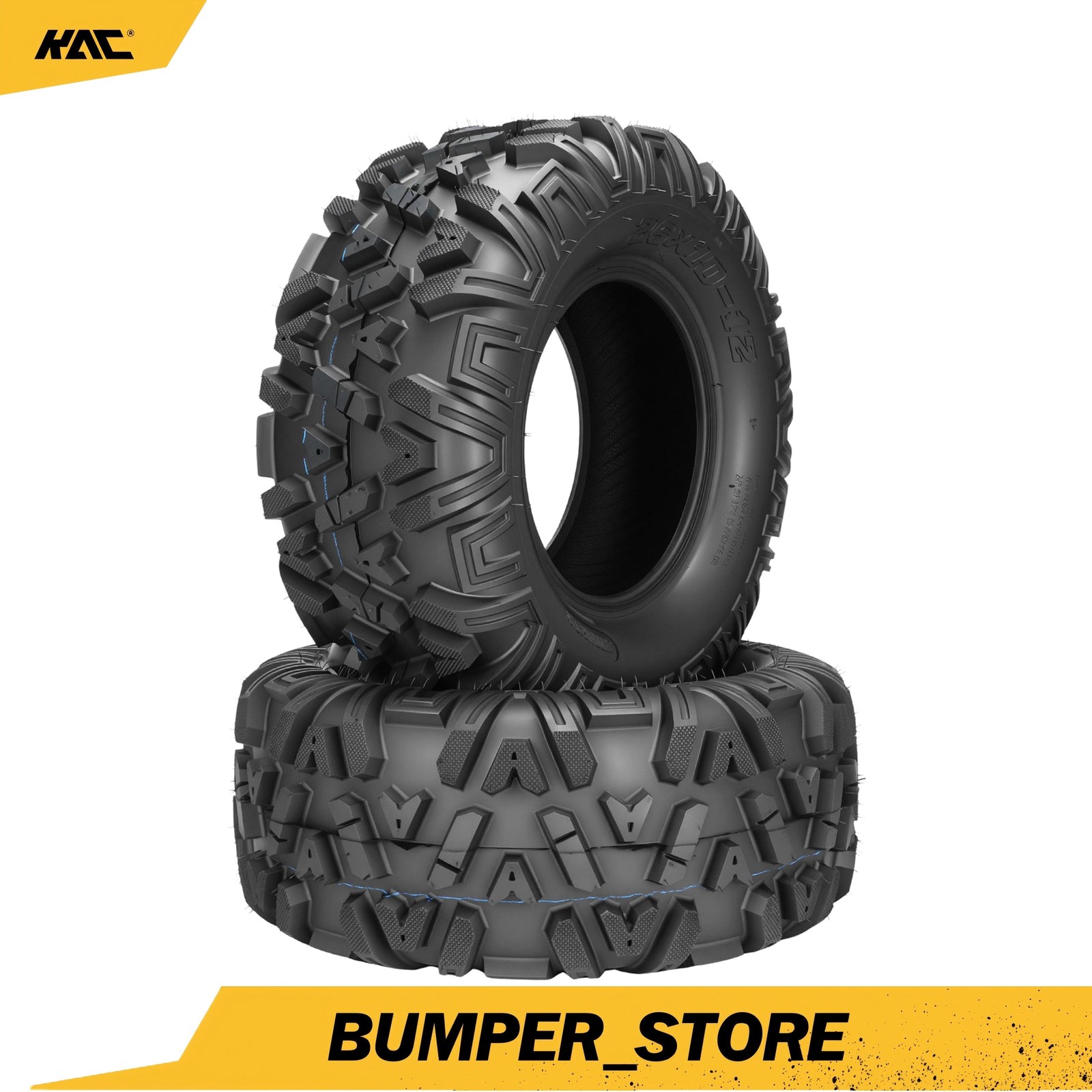 2pcs 26×10-12 ATV Tires 6ply All Terrain New