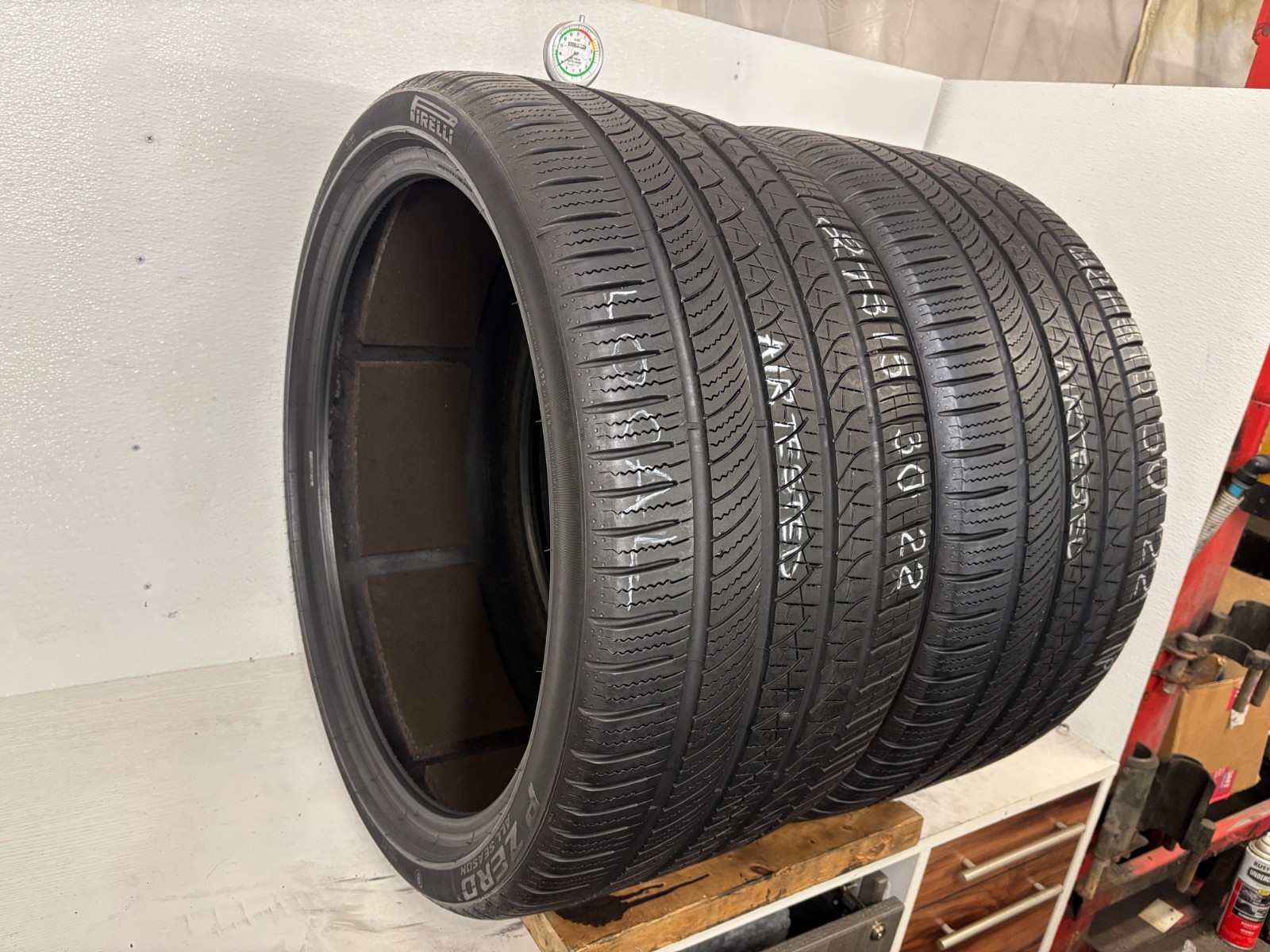 NO SHIPPING ONLY LOCAL PICK PICK UP 2 Tires 315 30 22 Pirelli P Zero All Season