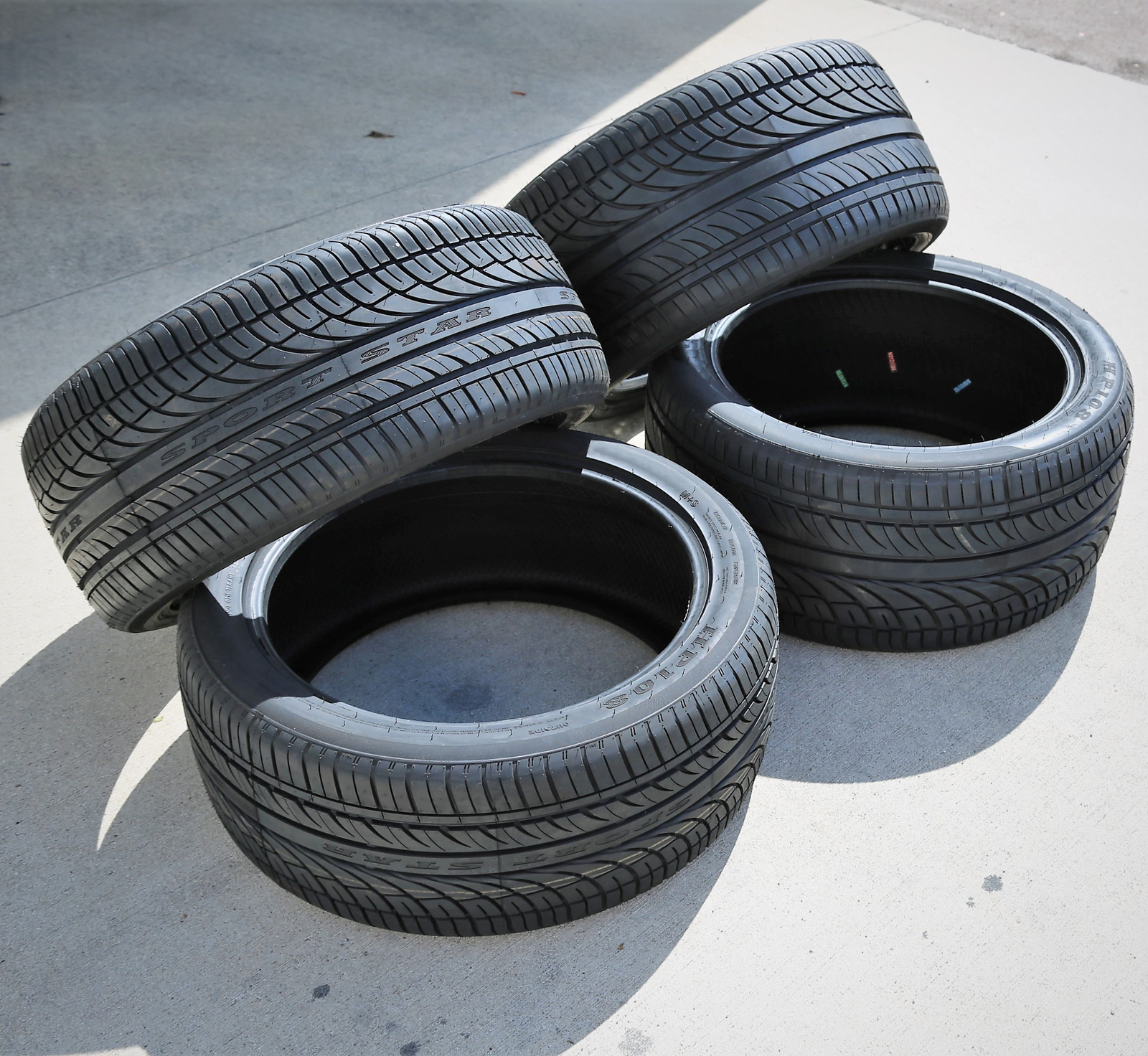 4 New Fullway HP108 2x 205/55R16 91V SL 2x 225/55R16 99V XL AS A/S Tires