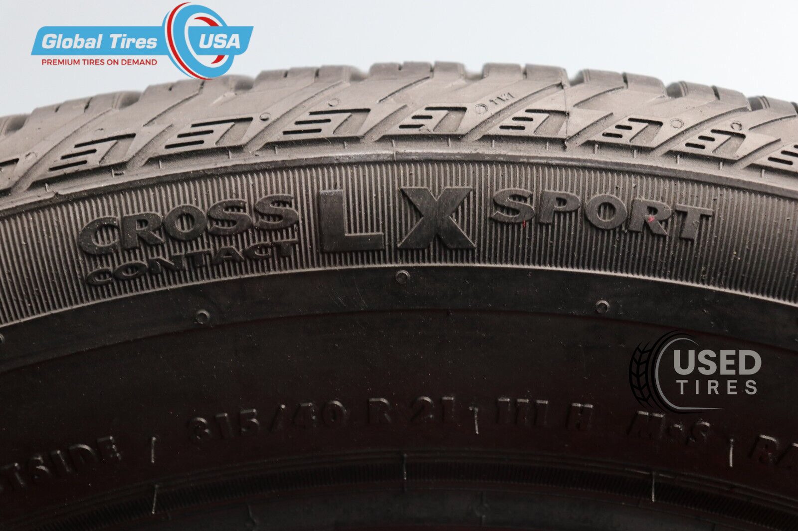 2 Used Continental CrossContact LX Sport MO 315/40R21 315/40/21 3154021 111H