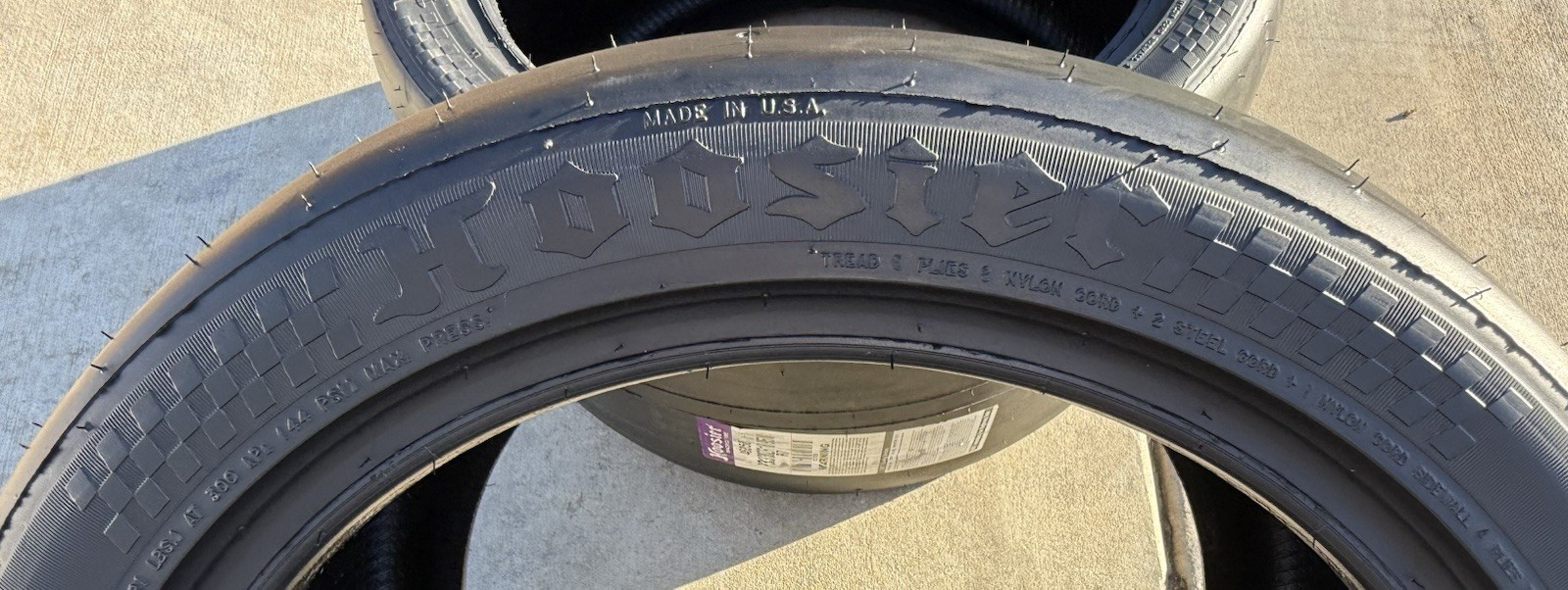 Set of TWO BRAND NEW 335/30ZR18 95W Hoosier R7 Racing Tires Slicks P335/30ZR18