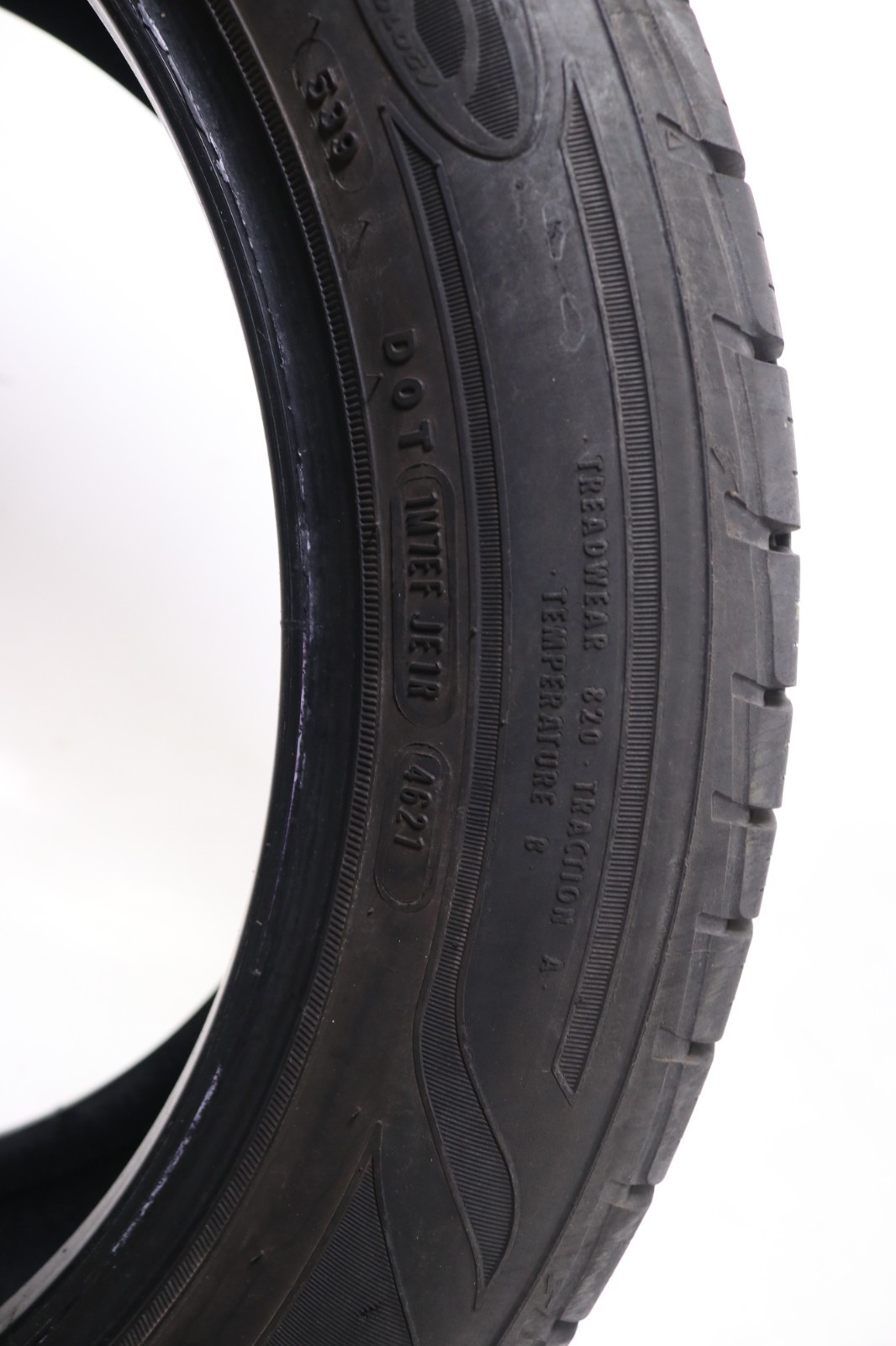 Set of 2 Used 225/55R19 Goodyear Assurance MaxLife – 99V – 10/32 No Repairs