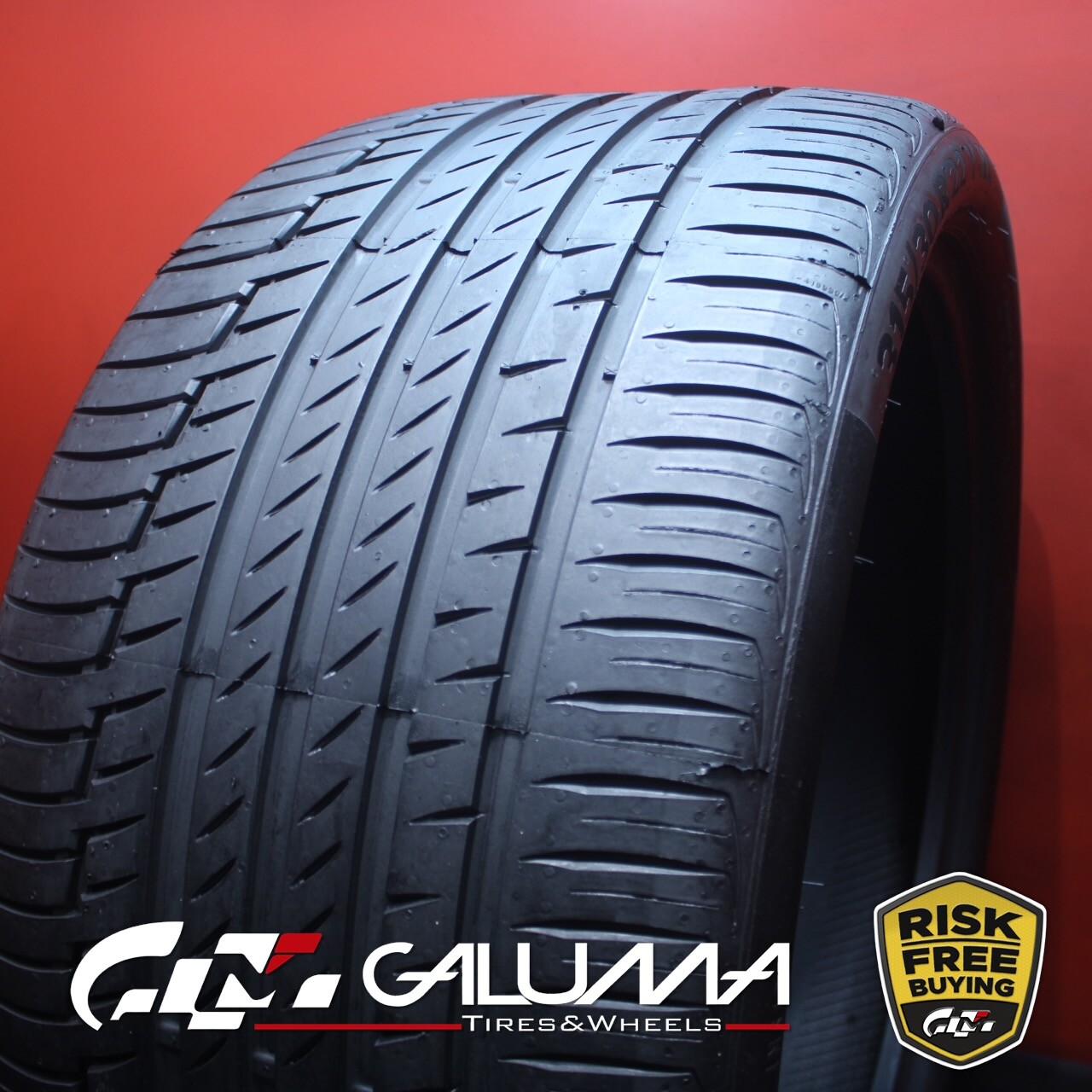 1 (One) Tire LikeNEW Continental PremiumContact 6 315/30R22 315/30/22 #83100