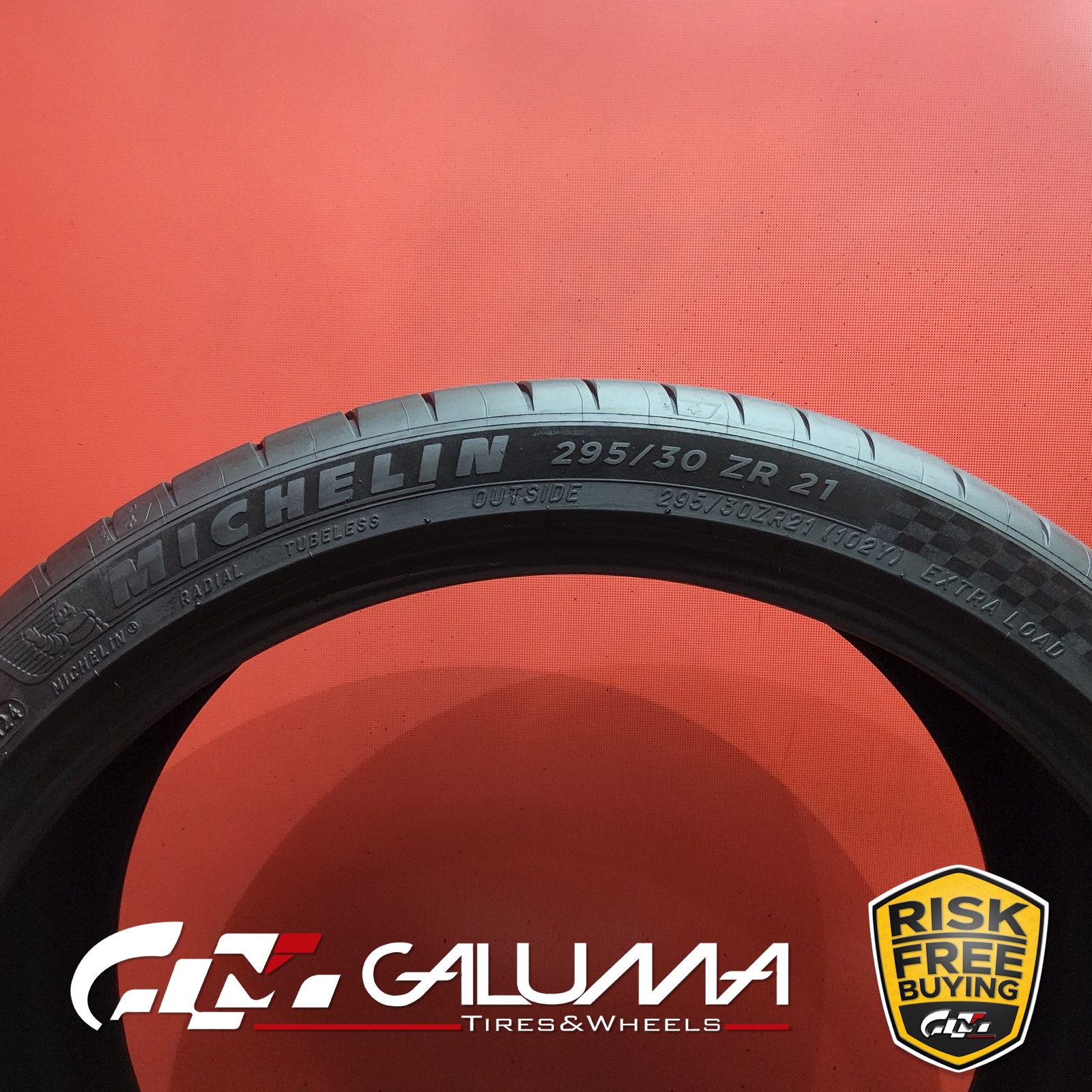 1 Tire Michelin Pilot Sport 4S XL 295/30ZR21 295/30/21 2953021 No Repairs #95617