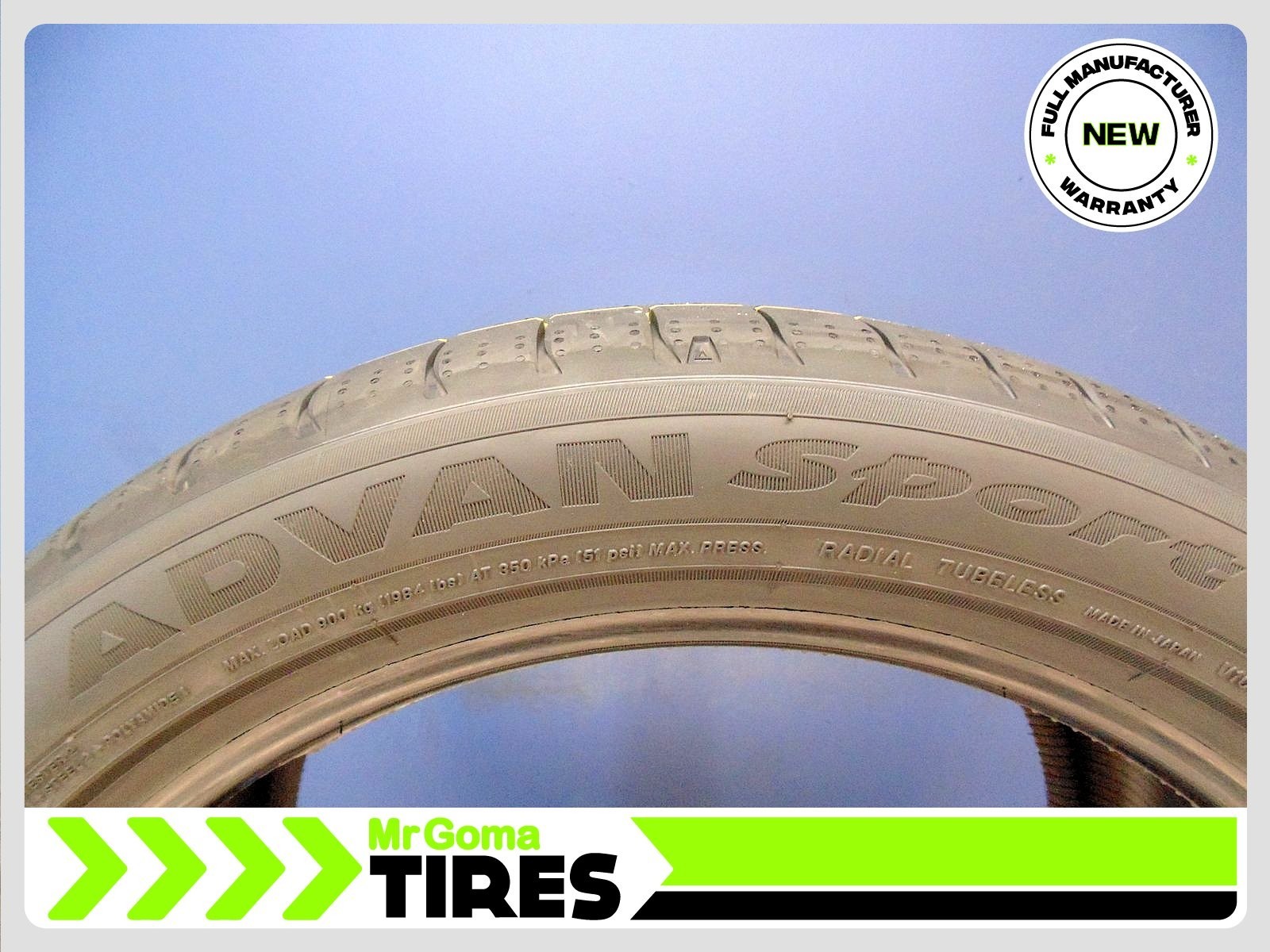 2 BRAND NEW 295/35ZR19 YOKOHAMA ADVAN SPORT V107 MO1 XL 104Y MERCEDES 2953519