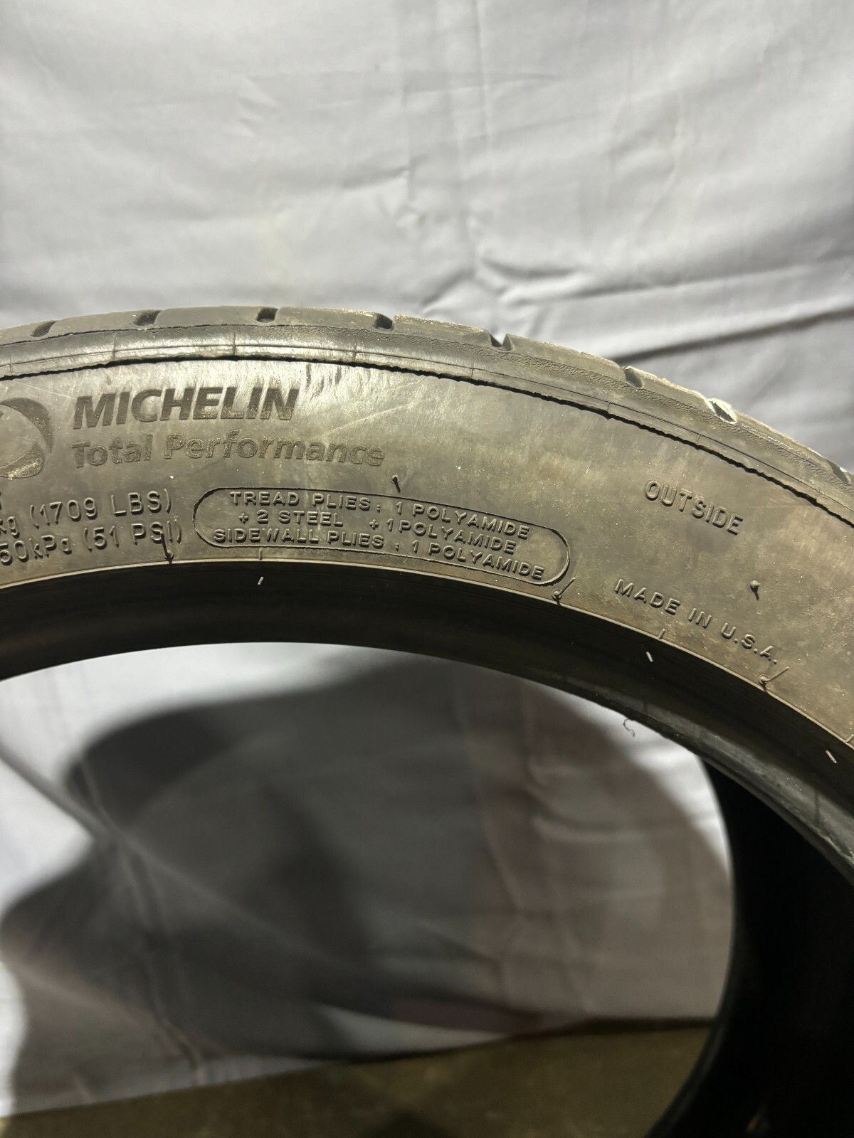 1(One) 285/35ZR19 Michelin Pilot Sport A/s 4 ZP 99Y Runflat – 6/32