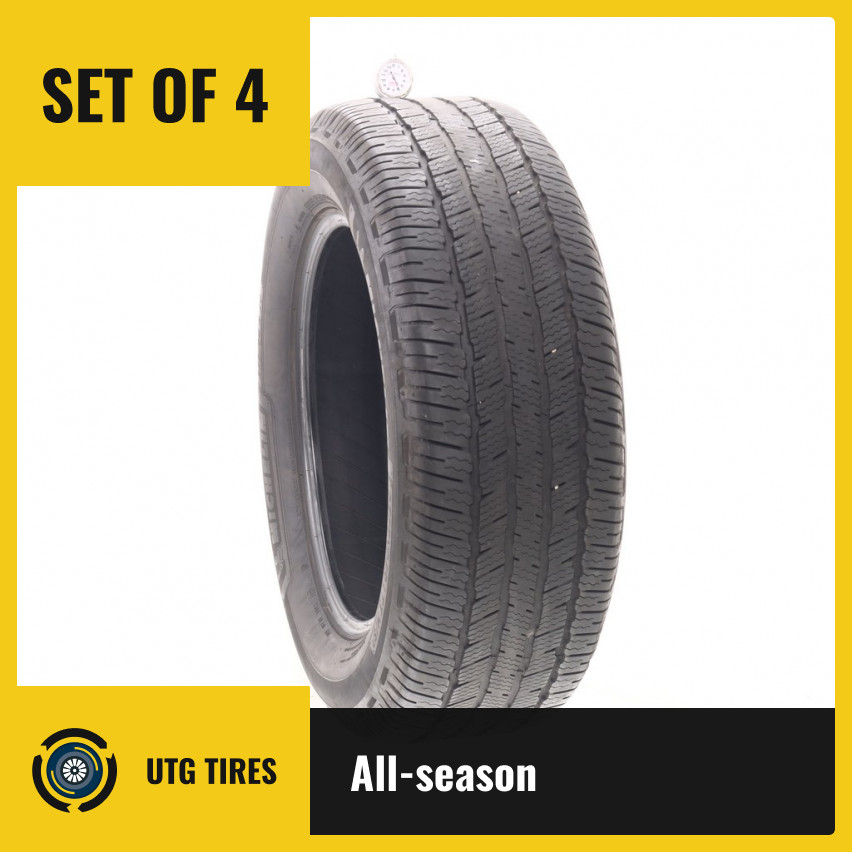 Set of (4) Used 275/60R20 Michelin Defender LTX M/S 2 116H – 5.5-7.5/32 (O87V)