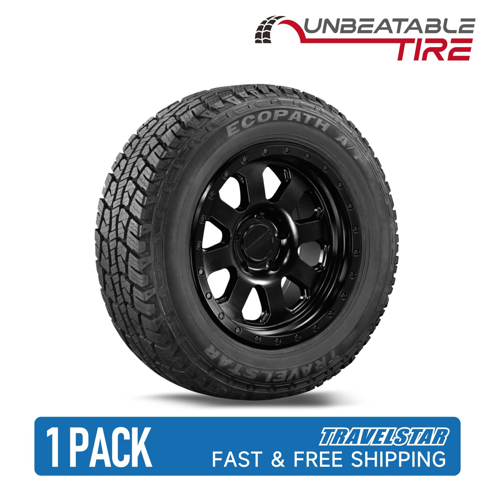 Travelstar EcoPath A/T LT285/75R16 10Ply 126R Load E SUV/Truck All Terrain Tire