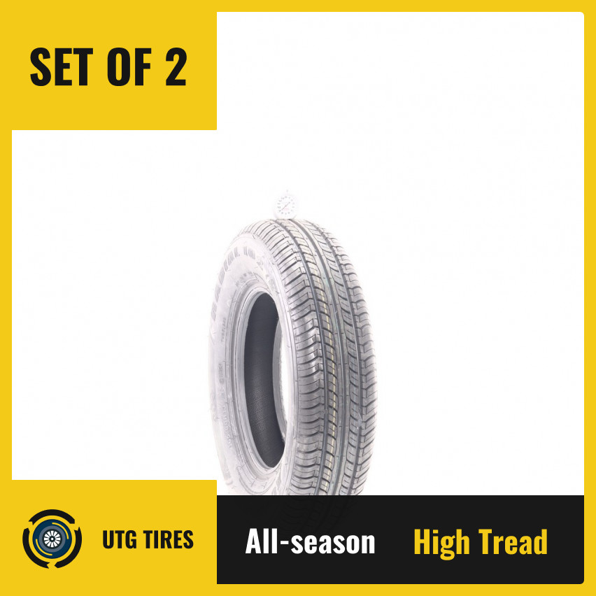Set of (2) Used 165/80R13 Autogrip R102 83T – 8.5/32