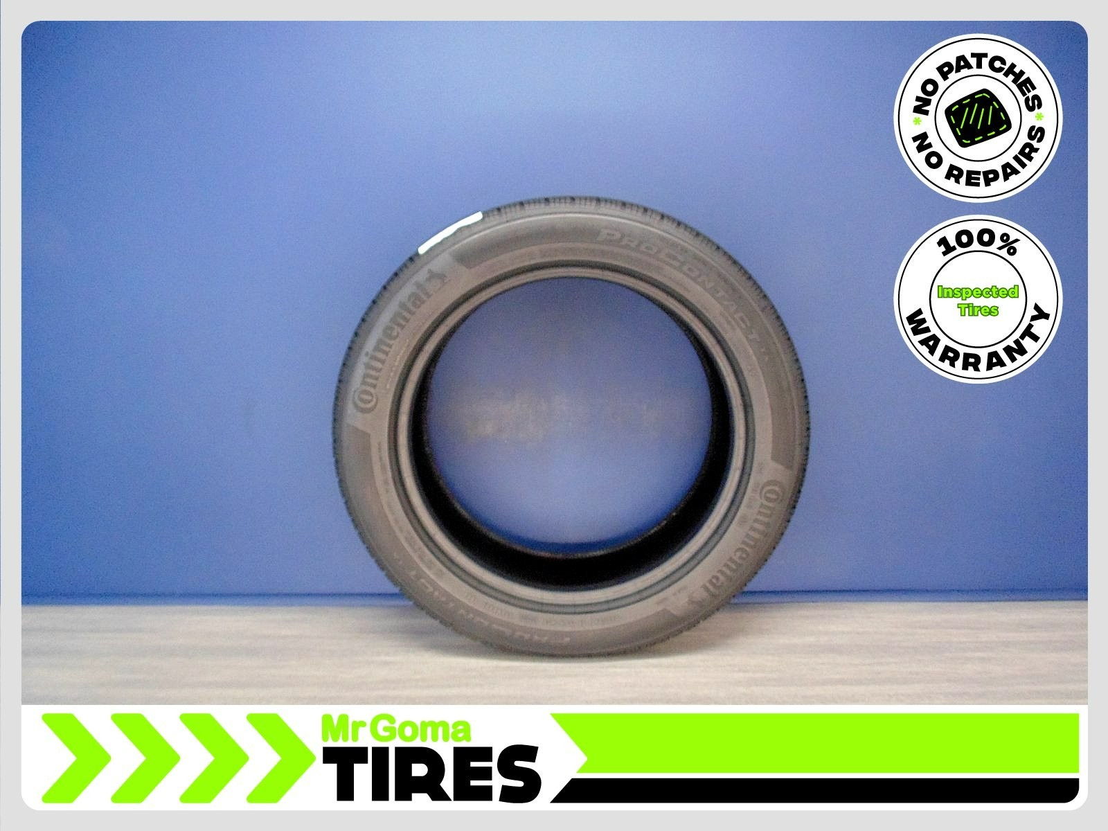 1 CONTINENTAL PROCONTACT TX AO 235/50R19 USED TIRE 7.3/32 TREAD 2355019