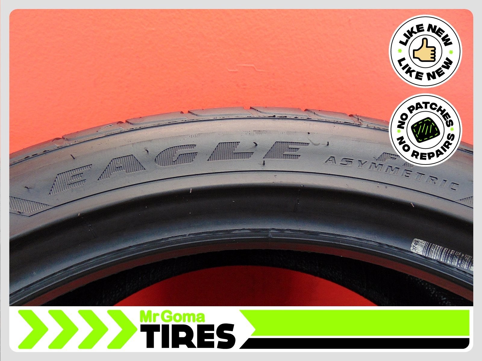 1 GOODYEAR EAGLE F1 ASYMMETRIC A/S XL 265/35R20 99W Tread 9.0/32