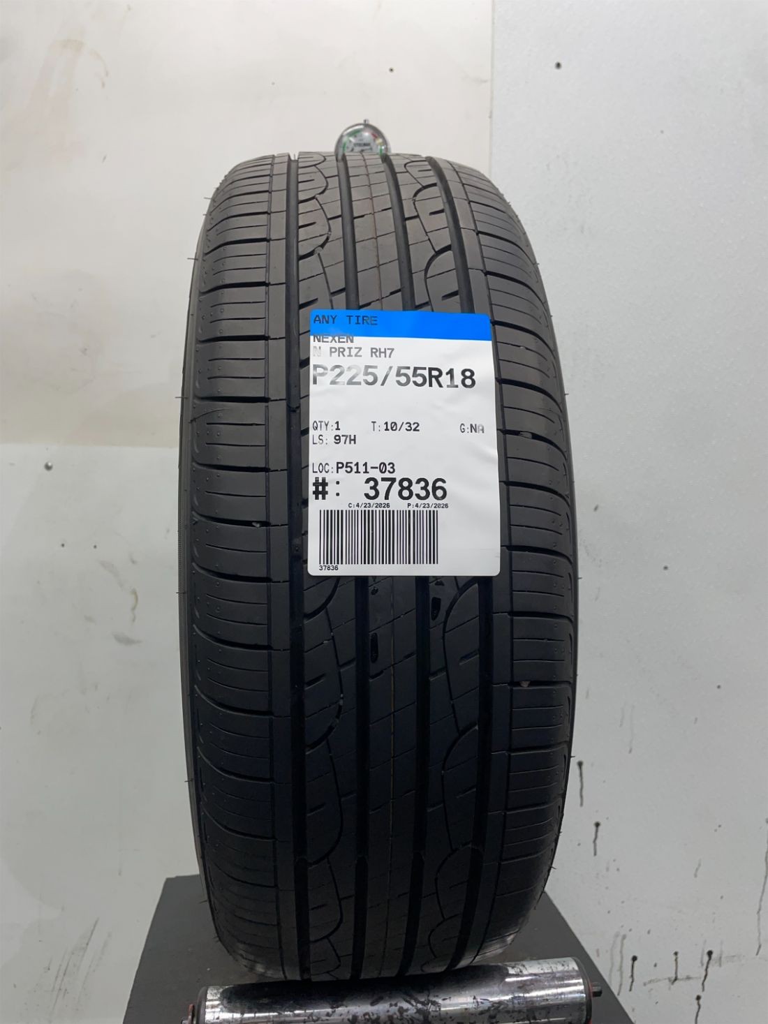 1 Used P225/55R18 Nexen N Priz RH7 97 H – 10/32