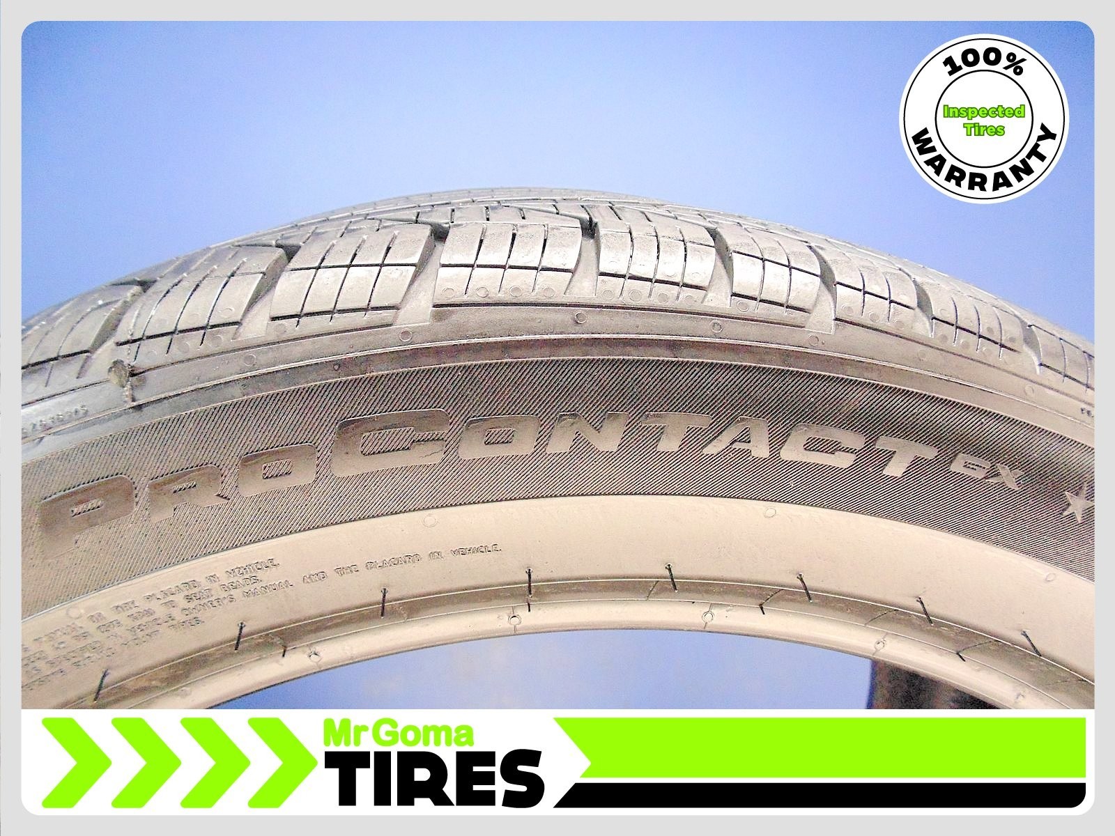2 CONTINENTAL PROCONTACT GX XL 285/40R20 USED TIRES 7.3/32 TREAD 108H 2854020