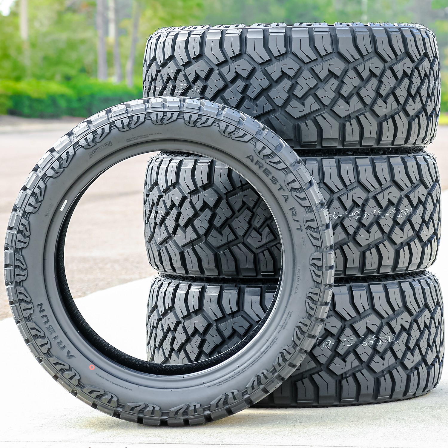 4 Tires LT 305/55R20 Load F 12 Ply Arisun Aresta R/T ZG07 RT Rugged Terrain