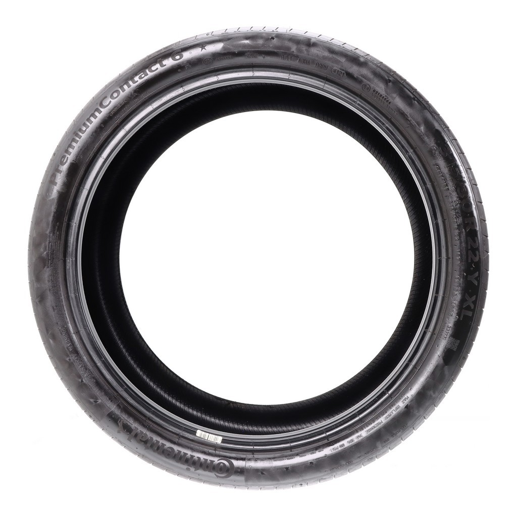 Set of (4) Used 315/30R22 Continental PremiumContact 6 107Y – 7.5/32