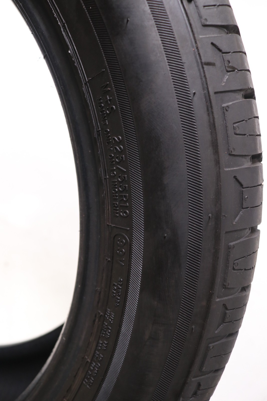 Set of 2 Used 225/55R19 IronMan All Country HT – 99V – 9.5/32 No Repairs