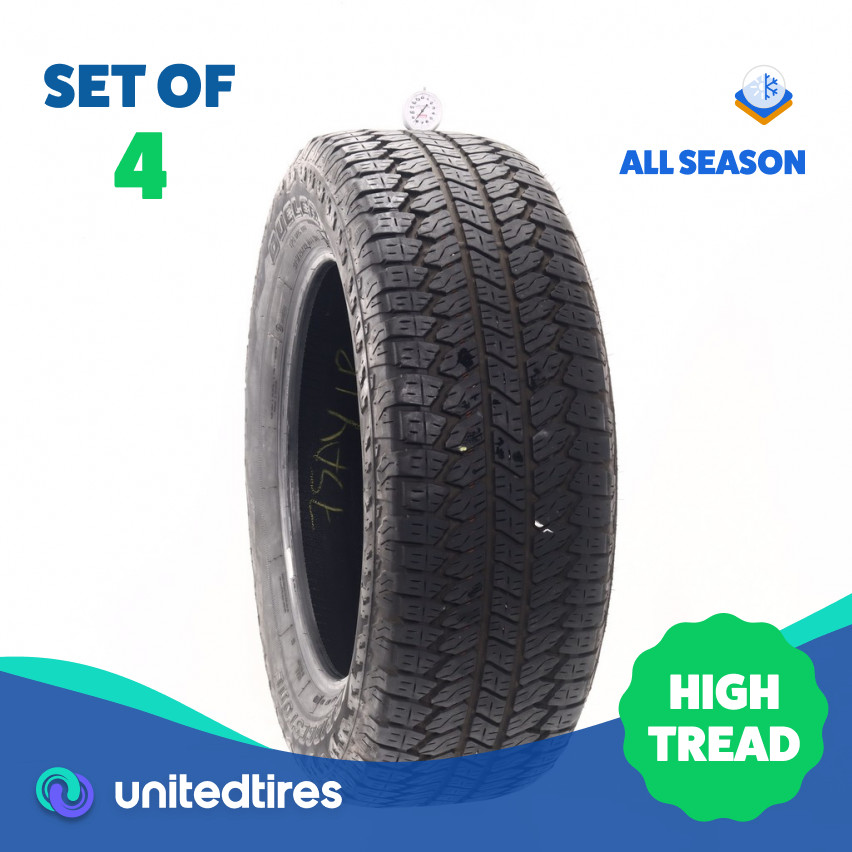 Set of (4) Used 275/60R20 Bridgestone Dueler A/T RH-S 115S – 8.5/32