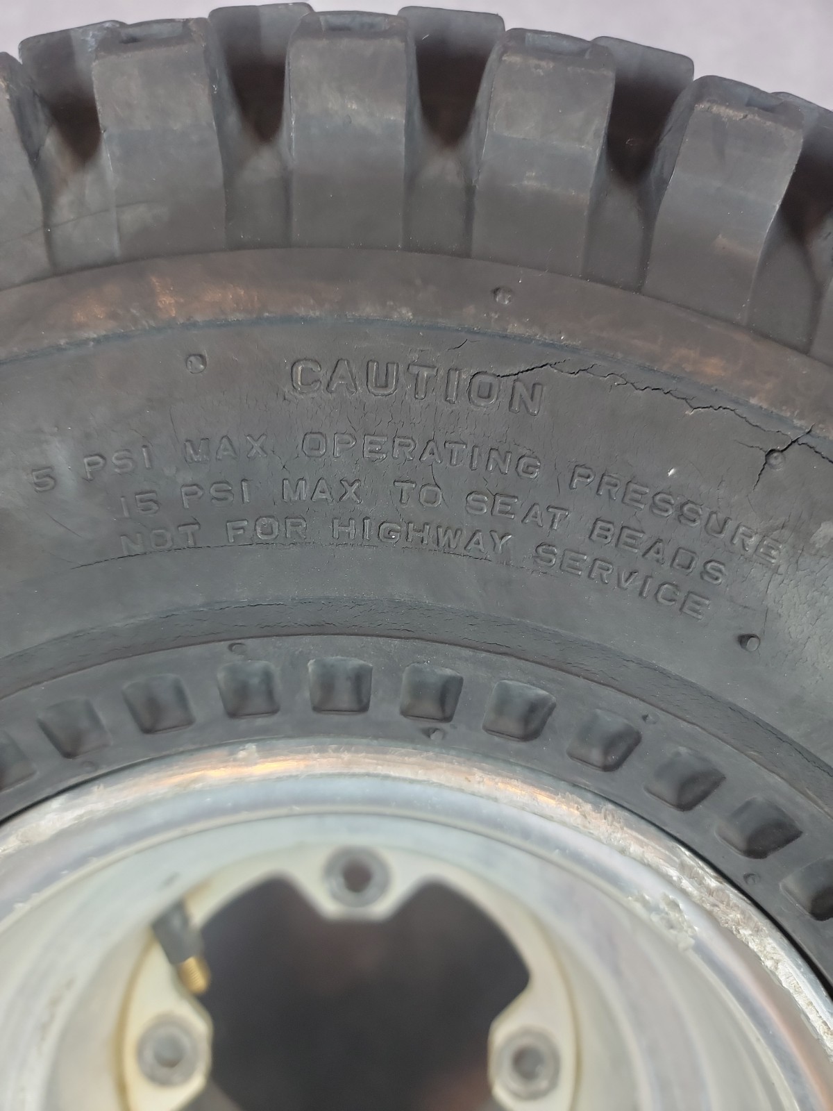 Carlisle Stryker AT22x11‑8 Tire & Rim | 22×11‑8 ATV Rear Wheel Used ATC 200X