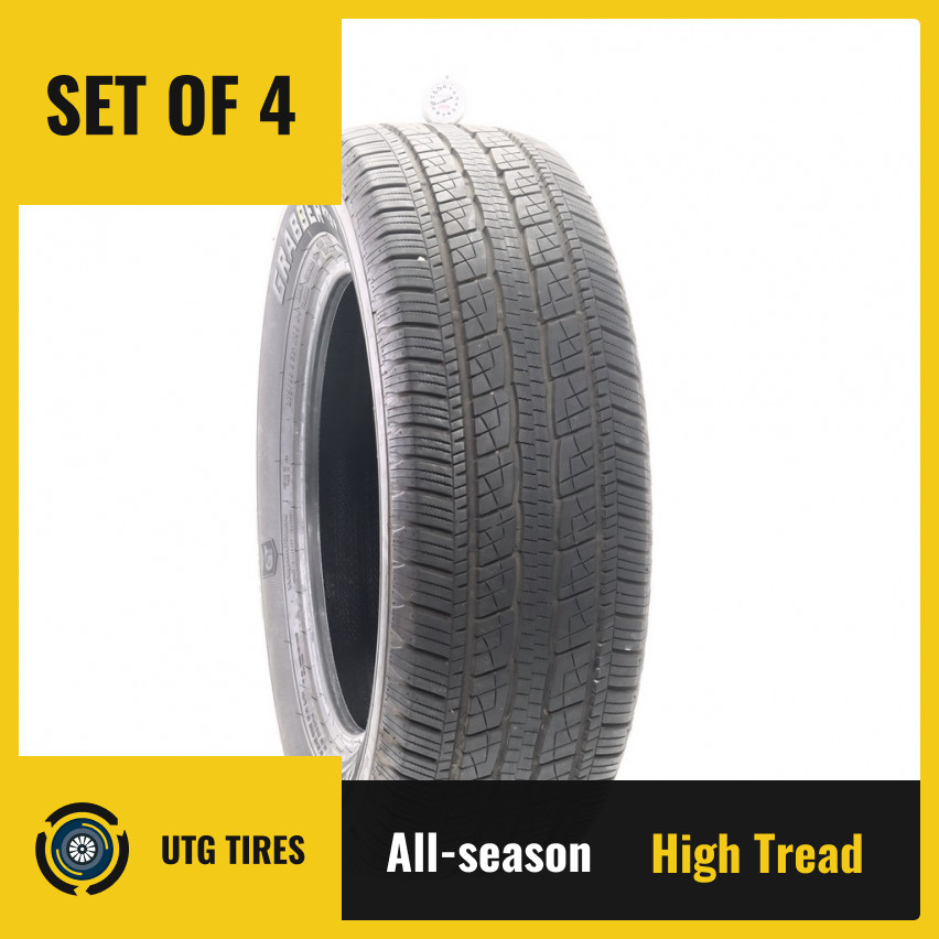 Set of (4) Used 275/60R20 General Grabber HTS 60 115S – 9.5-10.5/32