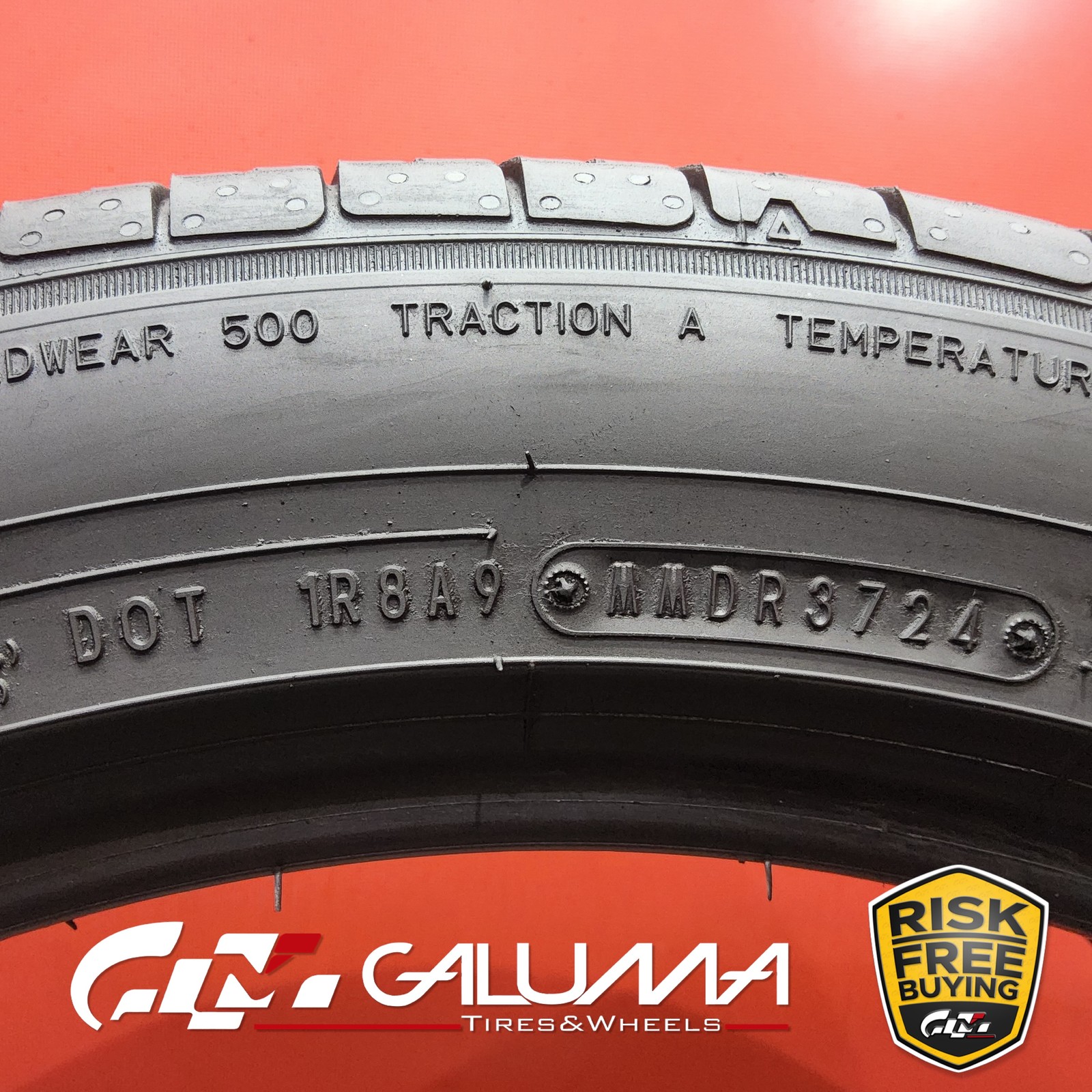 Set of 4 Tires Falken Azenis FK460 A/S 255/45ZR20 & 285/40ZR20 No Repairs #95618