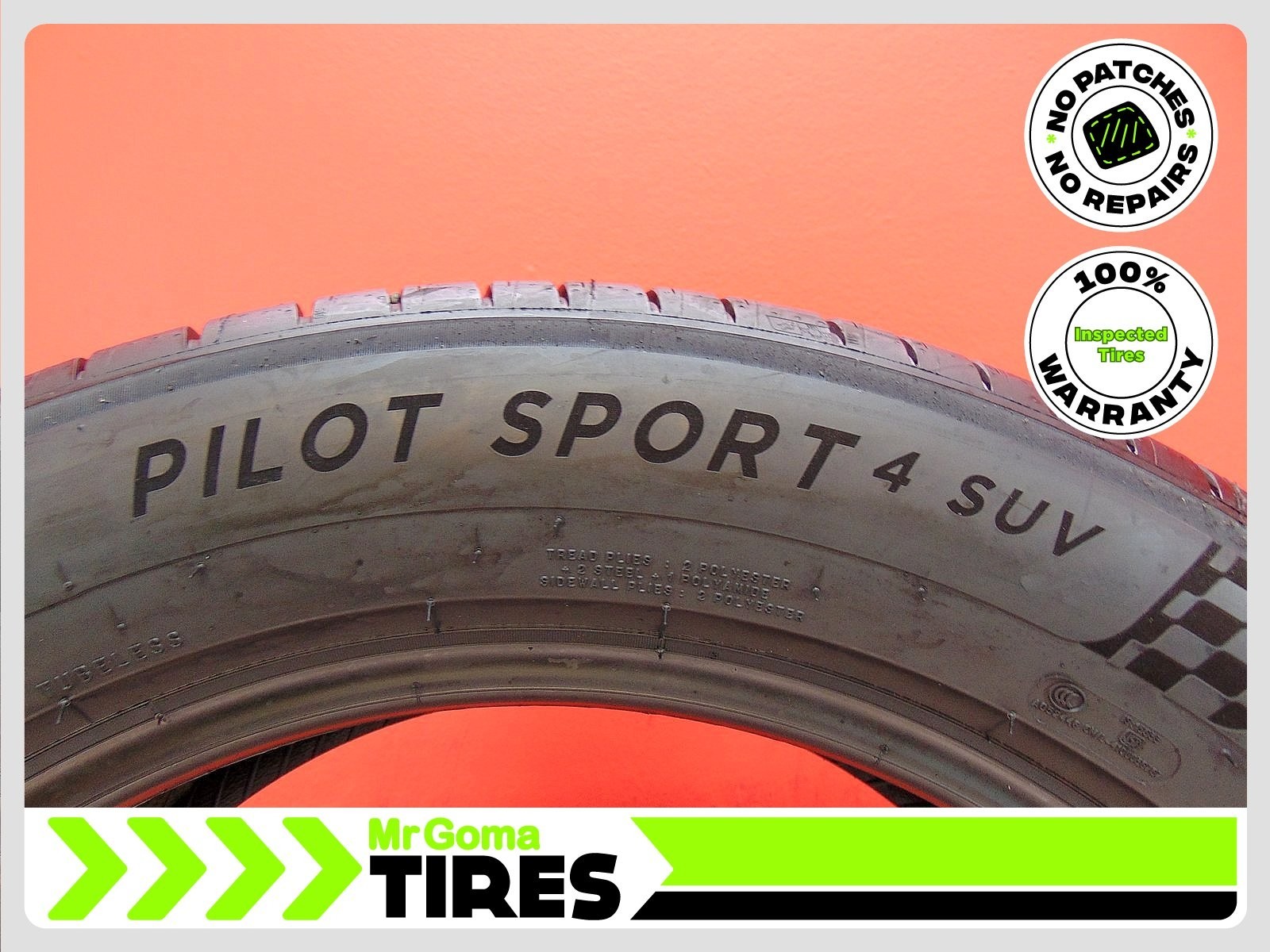 1 MICHELIN PILOT SPORT 4 SUV MO1 XL 275/50ZR20 USED TIRE 7.9/32 TREAD 113Y