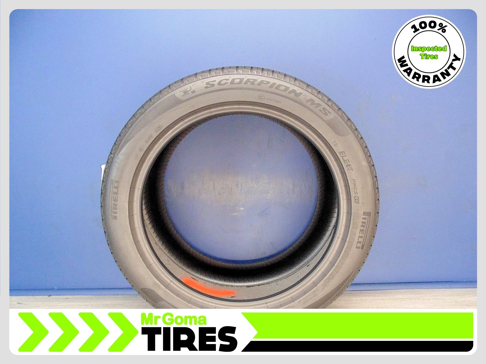 1 PIRELLI SCORPION MS TO PNCS XL 255/45R19 USED TIRE 7.3/32 TREAD TESLA 2554519