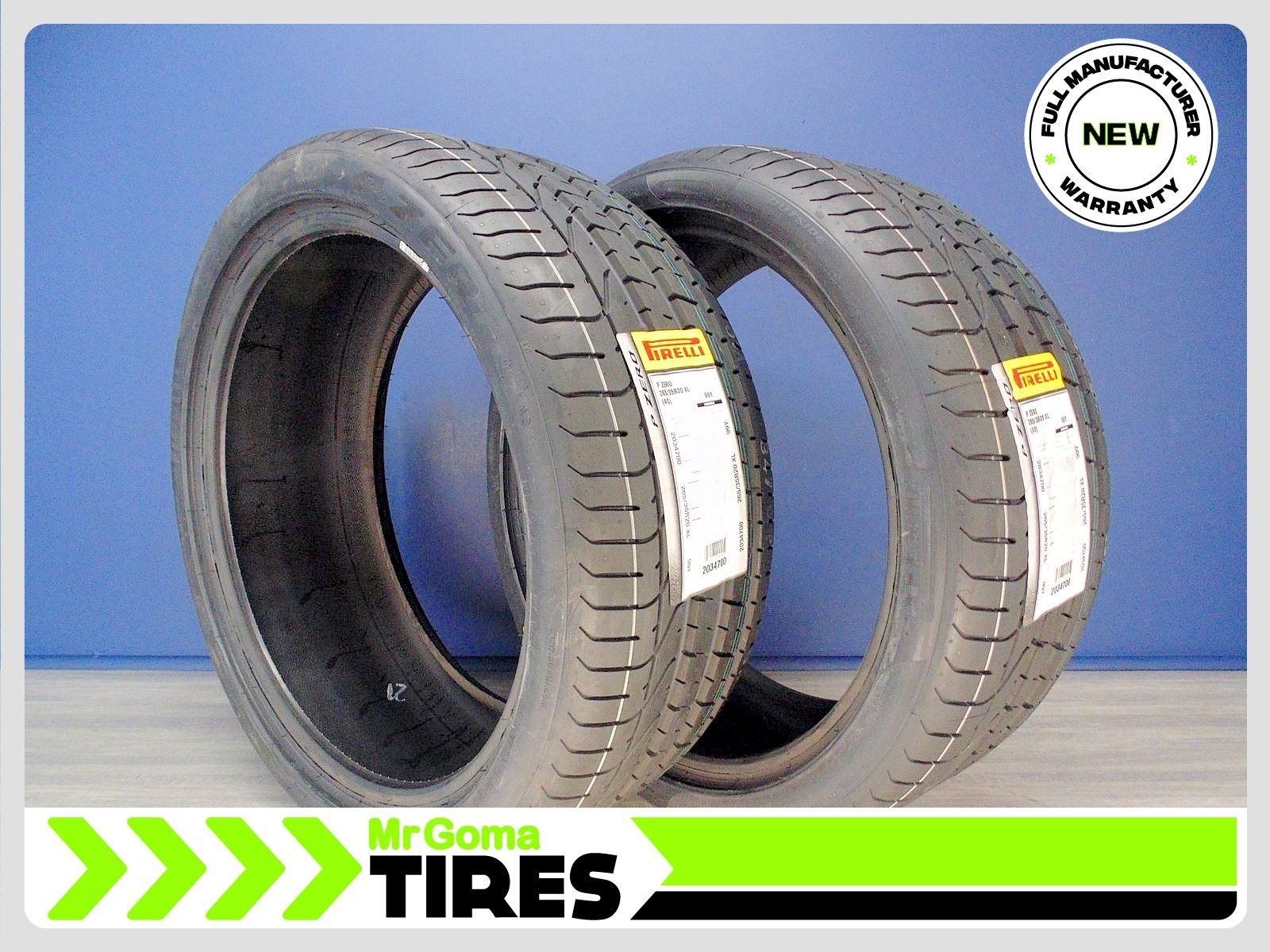 2 BRAND NEW TIRES PIRELLI P ZERO TM AO XL 265/35R20 99Y 2653520