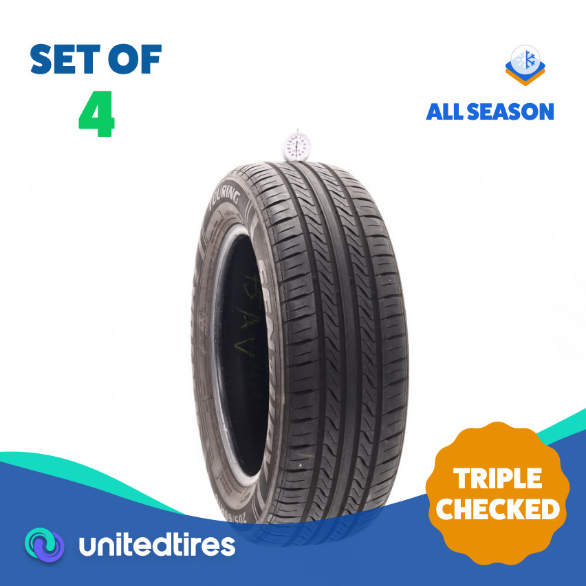 Set of (4) Used 205/60R16 Sentury Touring 92H – 7-8.5/32 (11EM2)
