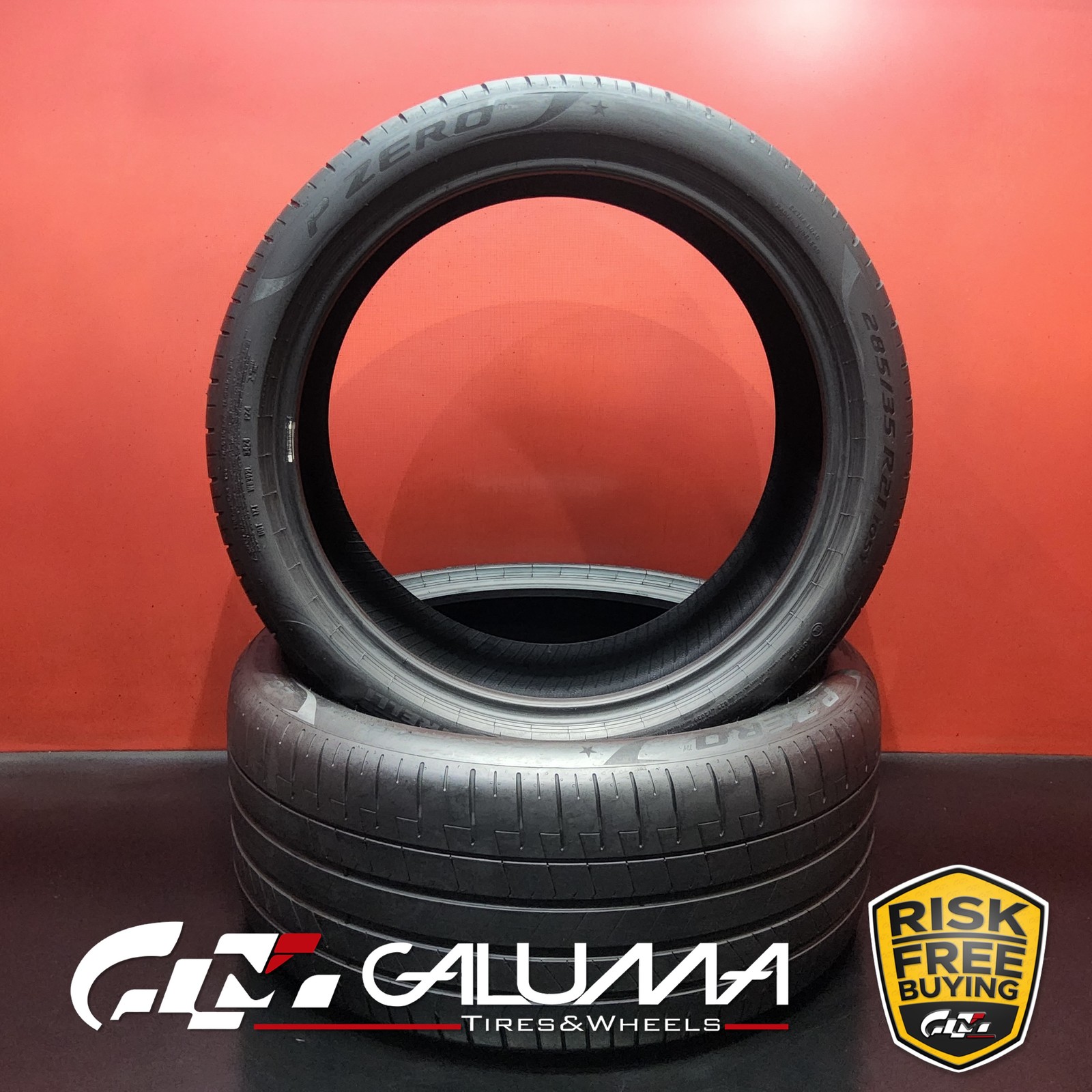 Set of 2 Tires Pirelli P-Zero (PZ4) ★ XL 285/35R21 285/35/21 2853521 105Y #96026