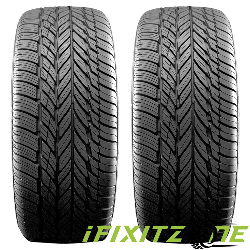 1 Vogue Custom Built Gold Stripe+White Sidewall 245/40R18 97V 60K MILE Warranty