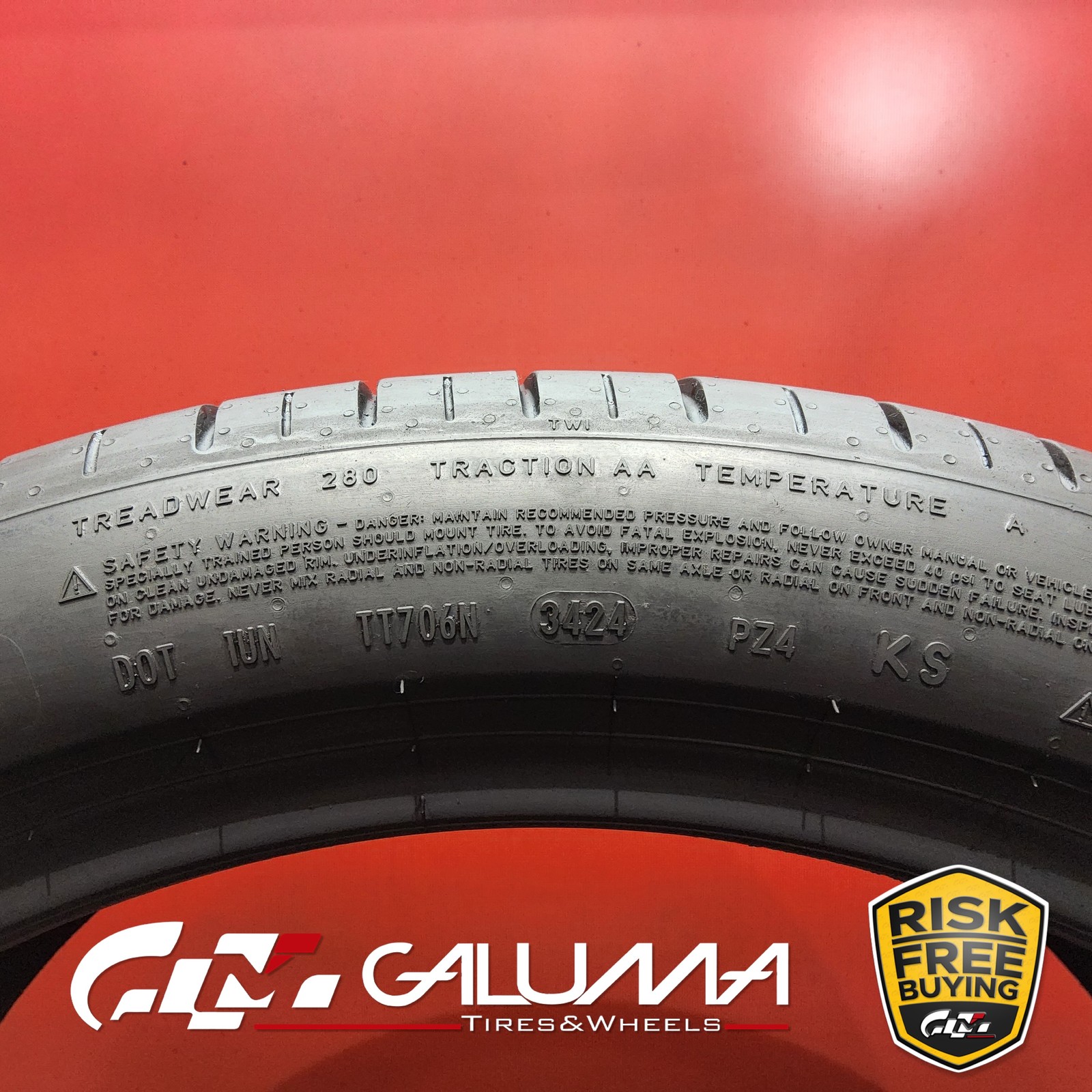 Set of 2 Tires Pirelli P-Zero (PZ4) ★ XL 315/35R22 3153522 3153522 #95038