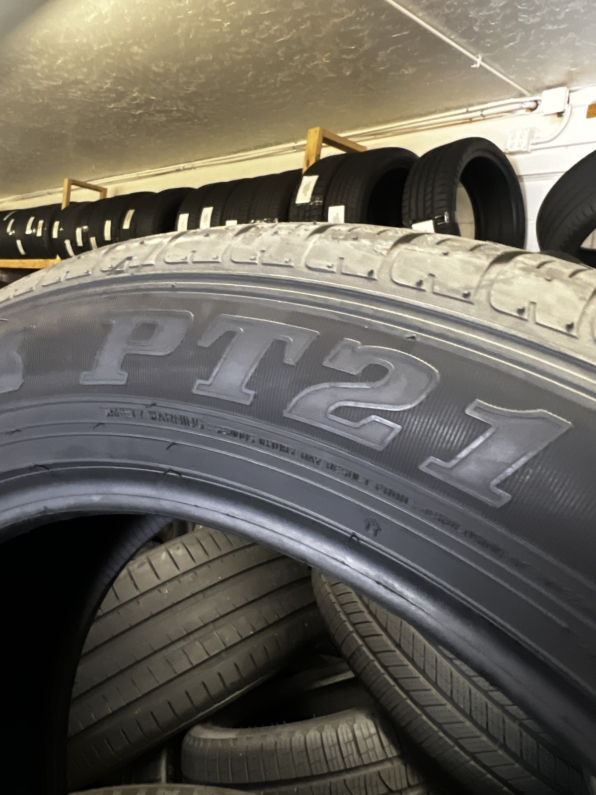 1 Tire Dunlop Grandtrek PT21 235/55R19 101V DOT.0124 7/32