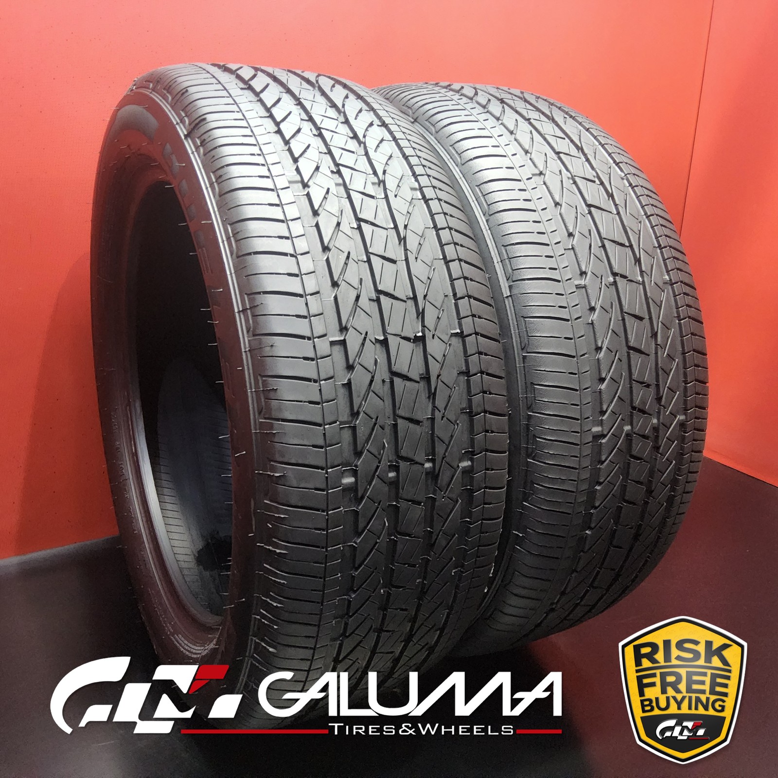 2X Tires Bridgestone Dueler H/P Sport AS RFT RunFlat ★ XL 245/50R19 105H #96162