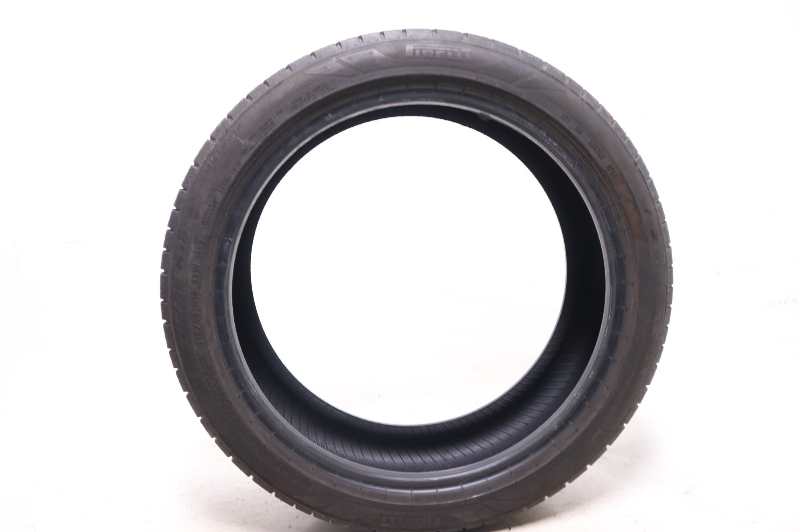 Set of 2 Used 215/45R18 Pirelli P Zero AS Plus 3 – 93W – 7-8/32 No Repairs