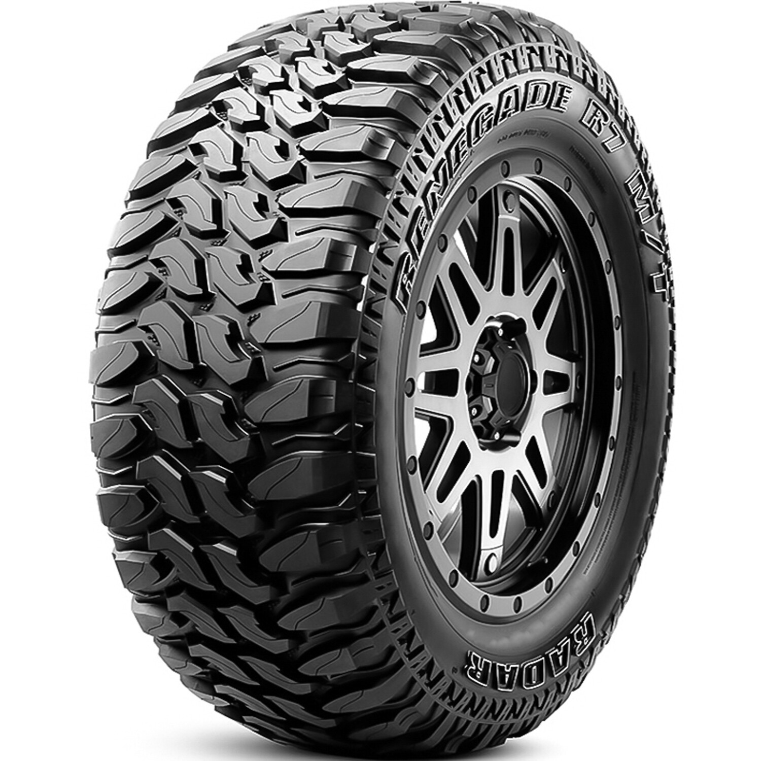 Tire Radar Renegade R7 M/T LT 33X12.50R20 114Q E 10 Ply MT Mud