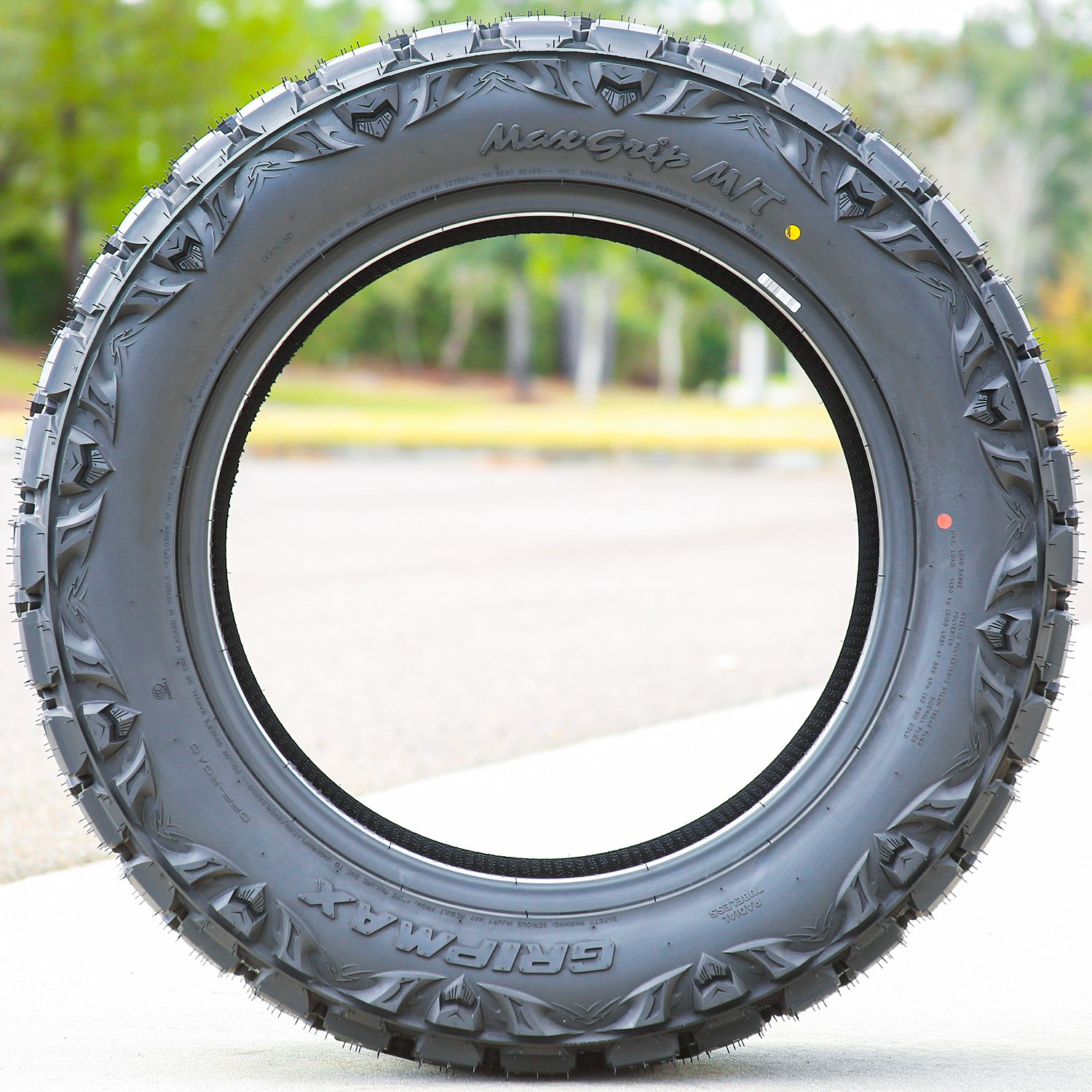4 Tires Gripmax MaxGrip M/T LT 285/55R20 Load F 12 Ply MT Mud